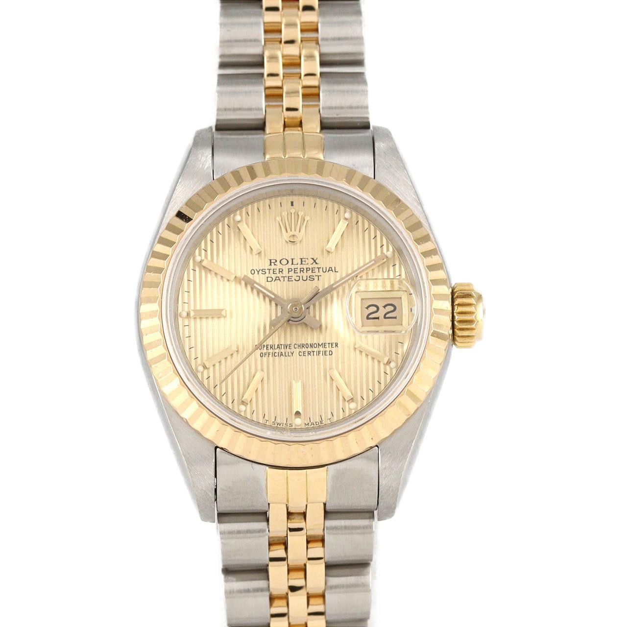 Rolex Rolex Rolex Datejust Stainless Steel Yellow Gold Metal Automatic 69173 DUTY FREE for USA Size ONE SIZE - 1 Thumbnail