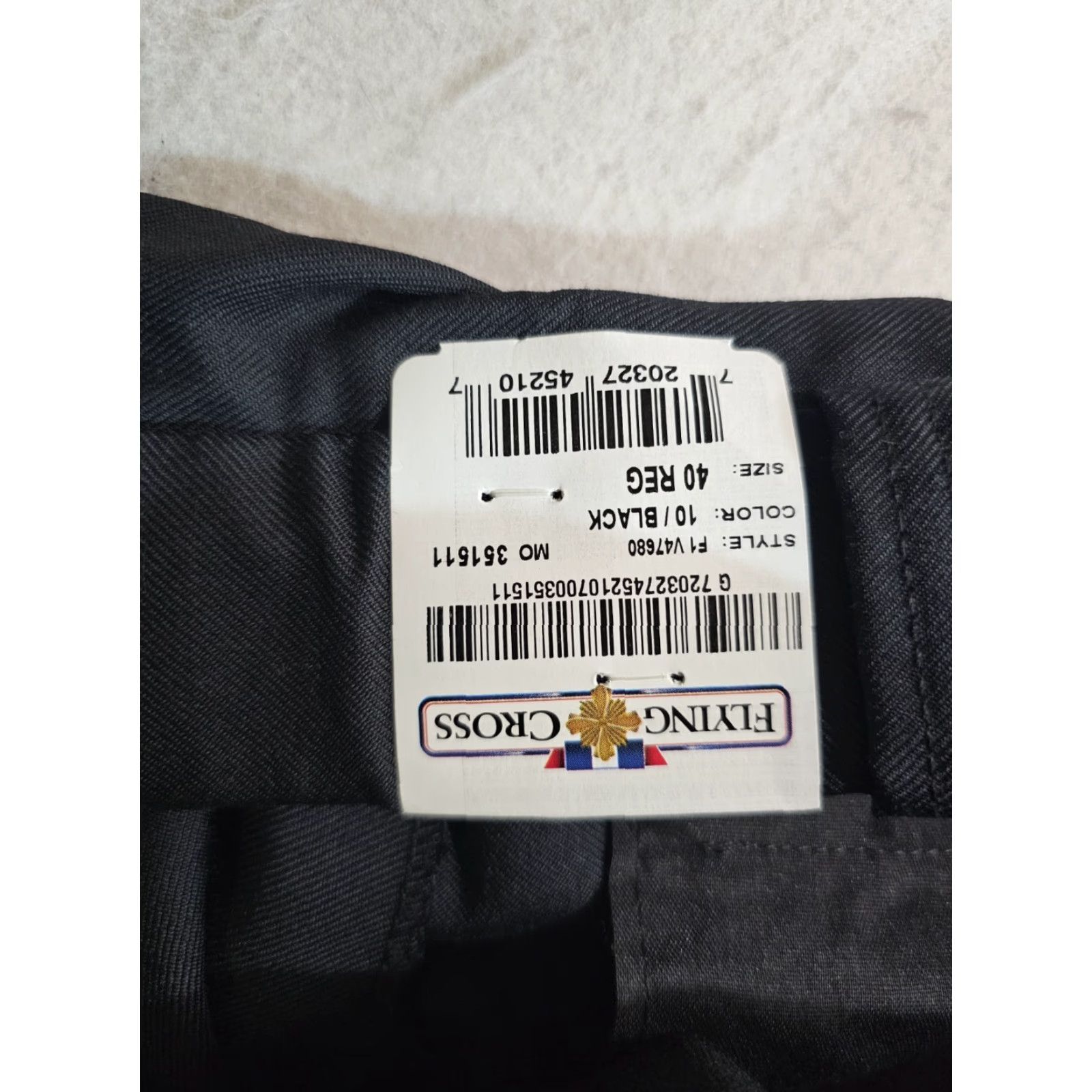 Vintage NWTs Flying Cross By Fechheimer 100% Polyester Pants Men's 40 REG Brown Dress Pants Size US 40 / EU 56 - 5 Thumbnail