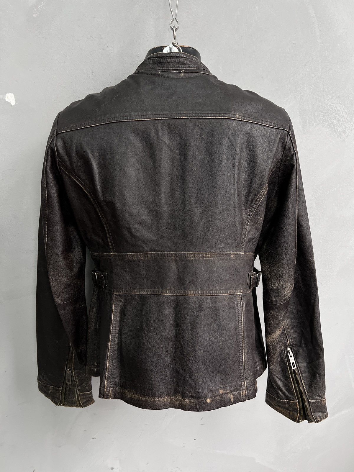 Hysteric Glamour Archive distressed racing moto jacket no faith studios style Size US S / EU 44-46 / 1 - 6 Thumbnail