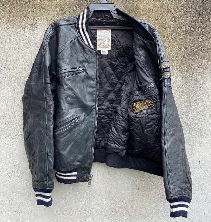 Avirex Vintage Avirex Leather Varsity Jacket Champions Size US M / EU 48-50 / 2 - 2 Thumbnail