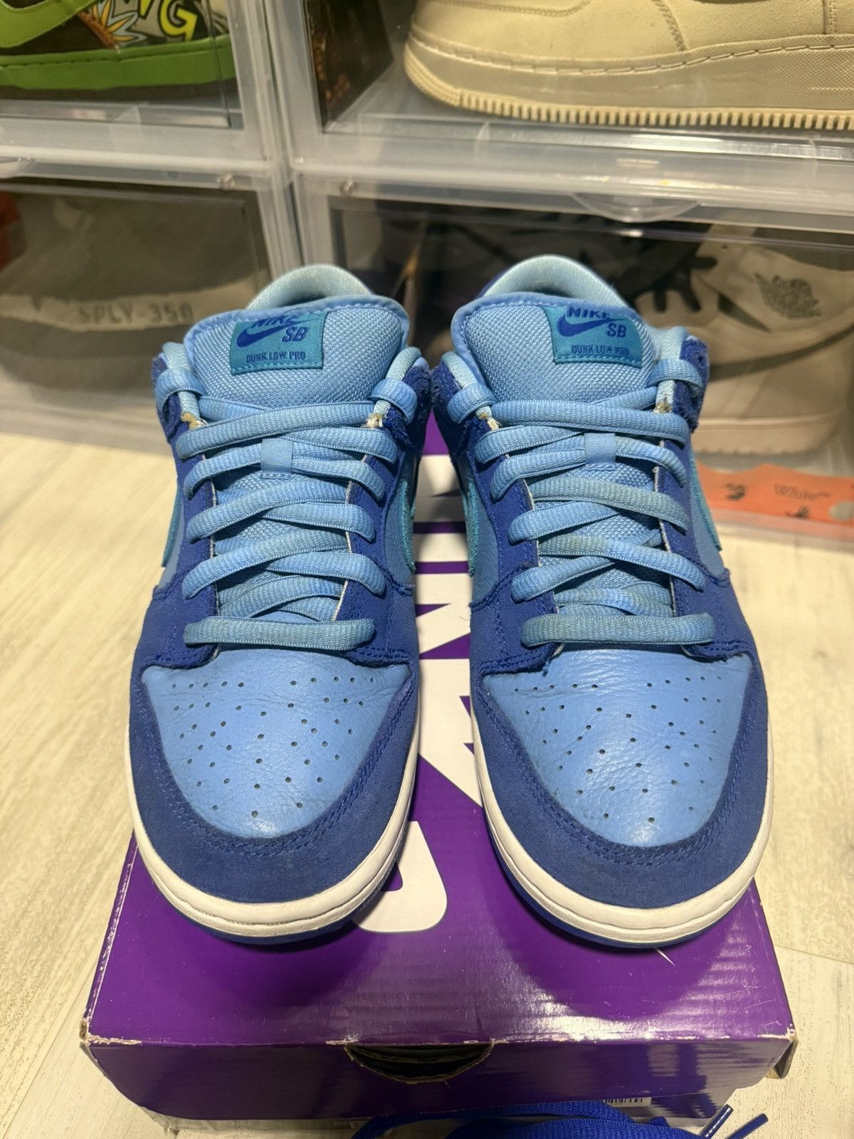 Nike SB Nike SB Dunk Low Blue Raspberry Size US 9 / EU 42 - 4 Thumbnail