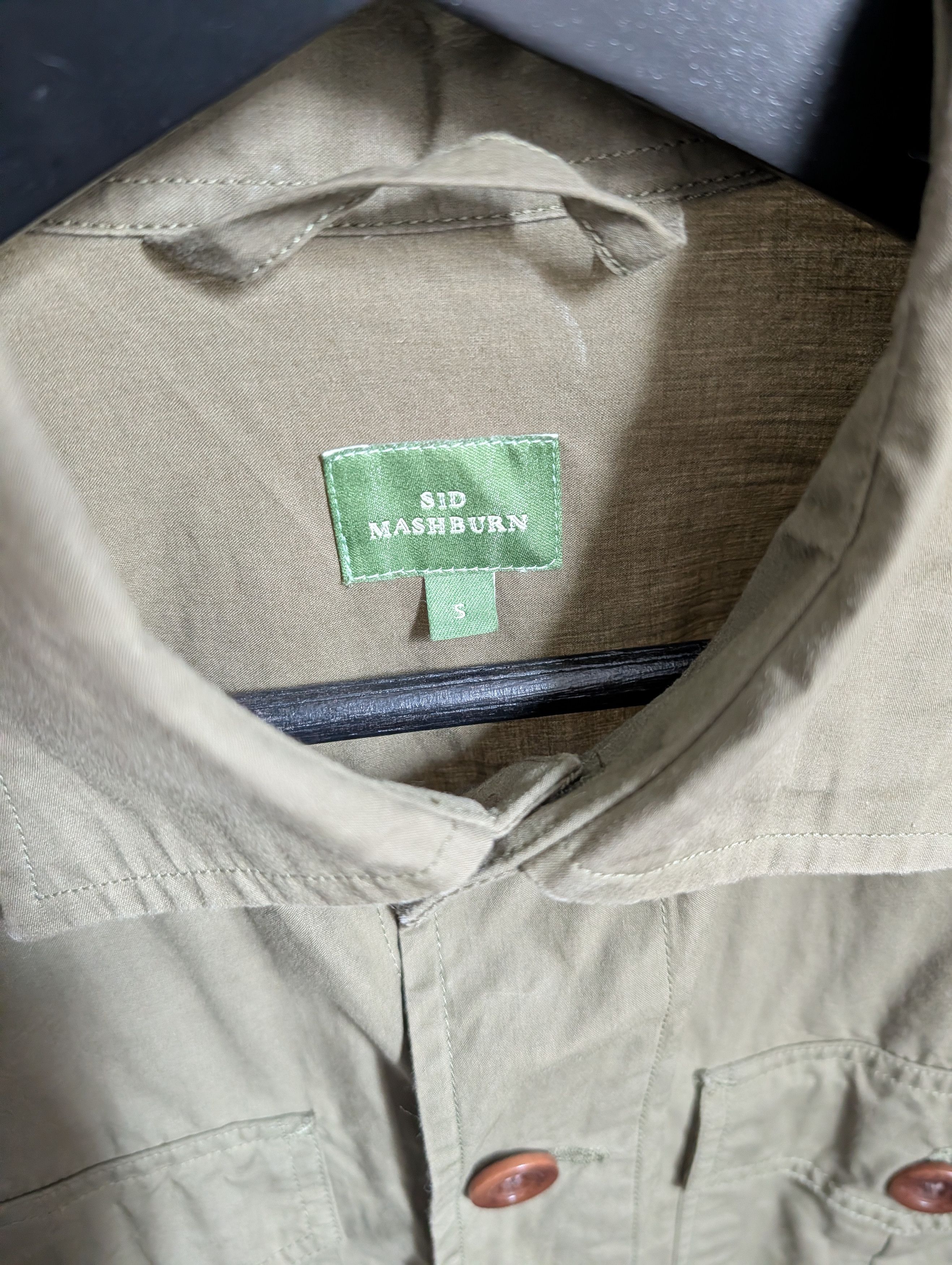 Sid Mashburn Sid Mashburn Olive Dry Waxed Military Jacket small Size US S / EU 44-46 / 1 - 3 Thumbnail