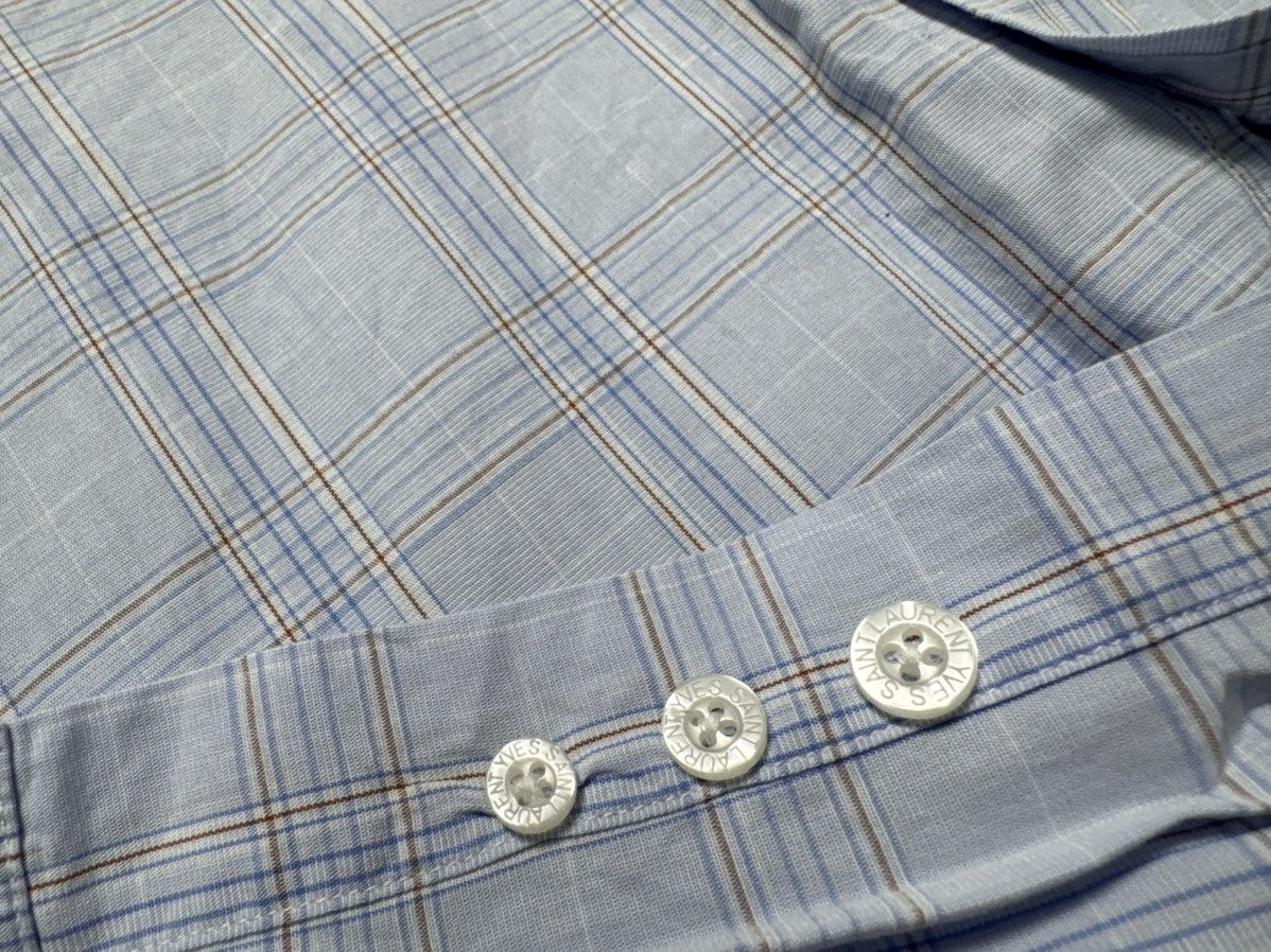 Yves Saint Laurent Yves Saint Laurent YSL Short Sleeve Button Up Shirt Size US L / EU 52-54 / 3 - 8 Thumbnail