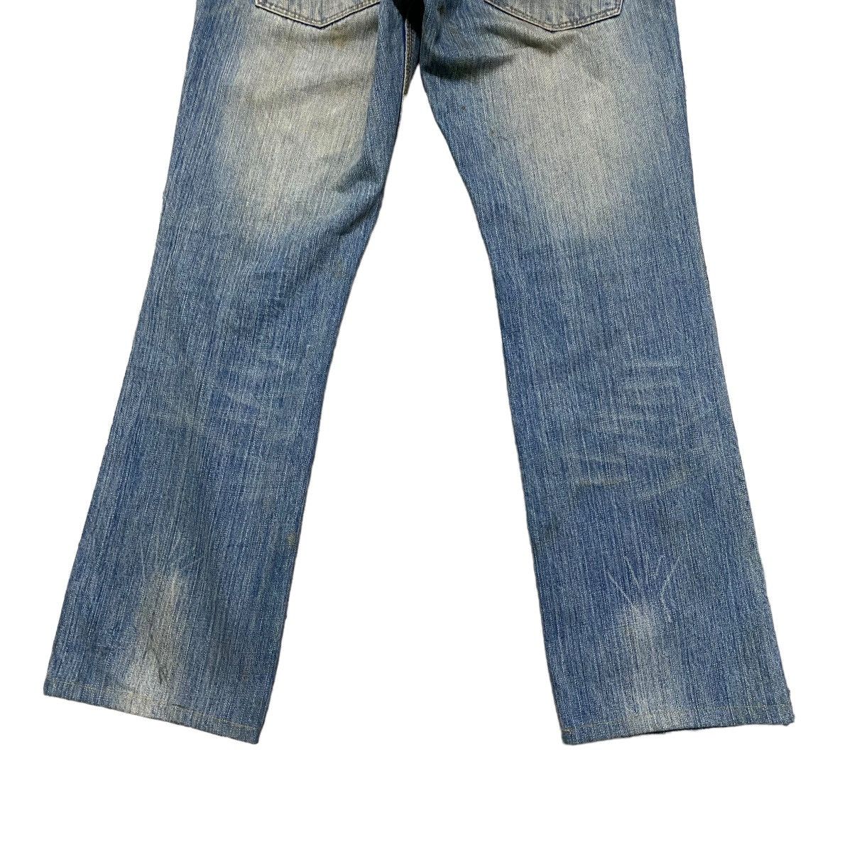 Nicole Club NCFM Denim Twin Flap Snake Patern Flare Jeans Size US 28 / EU 44 - 13 Thumbnail