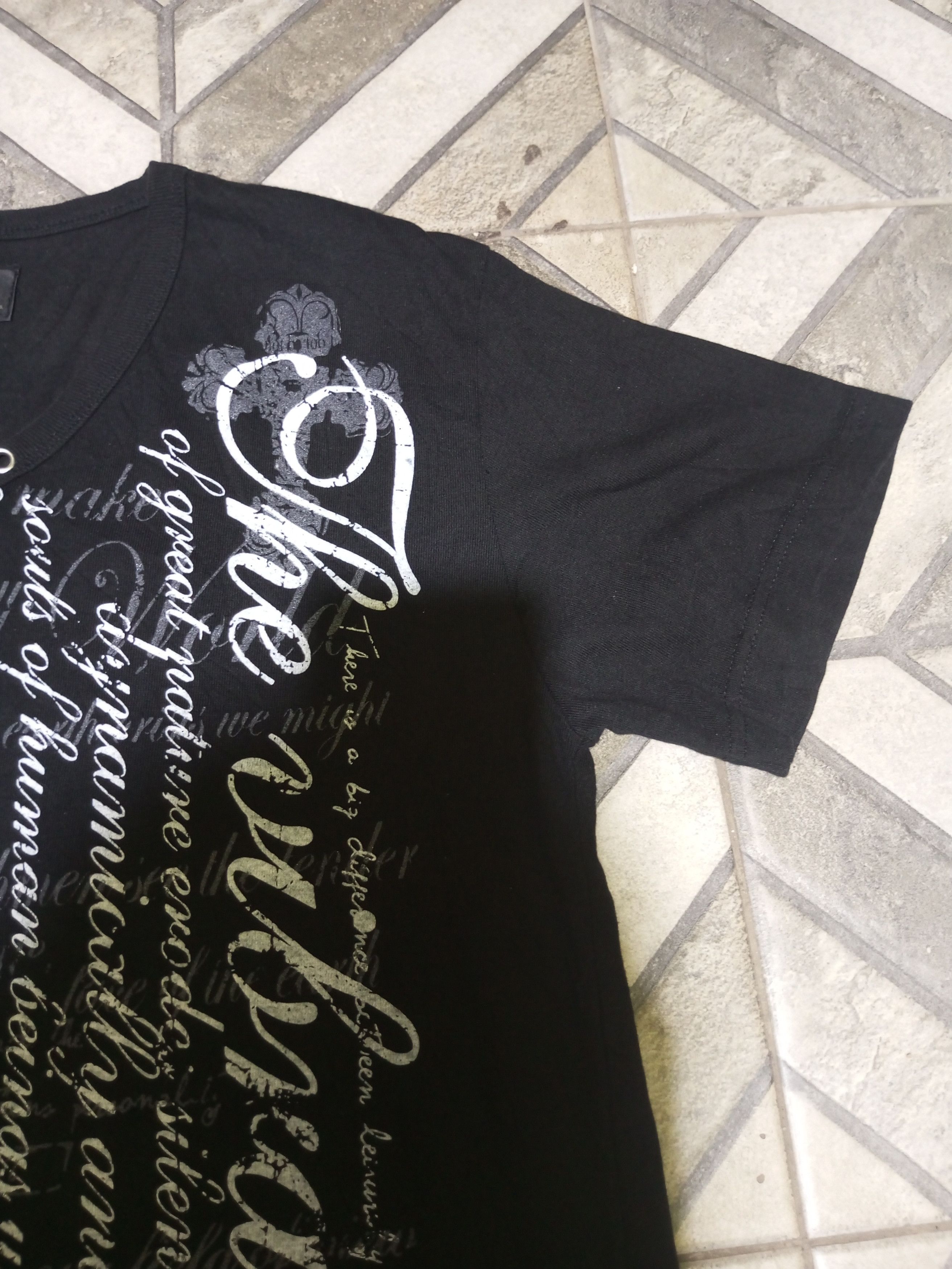 If Six Was Nine × Japanese Brand × Le Grande Bleu (L.G.B.) Vintage y2k Collins poem t shirt Size US M / EU 48-50 / 2 - 4 Thumbnail