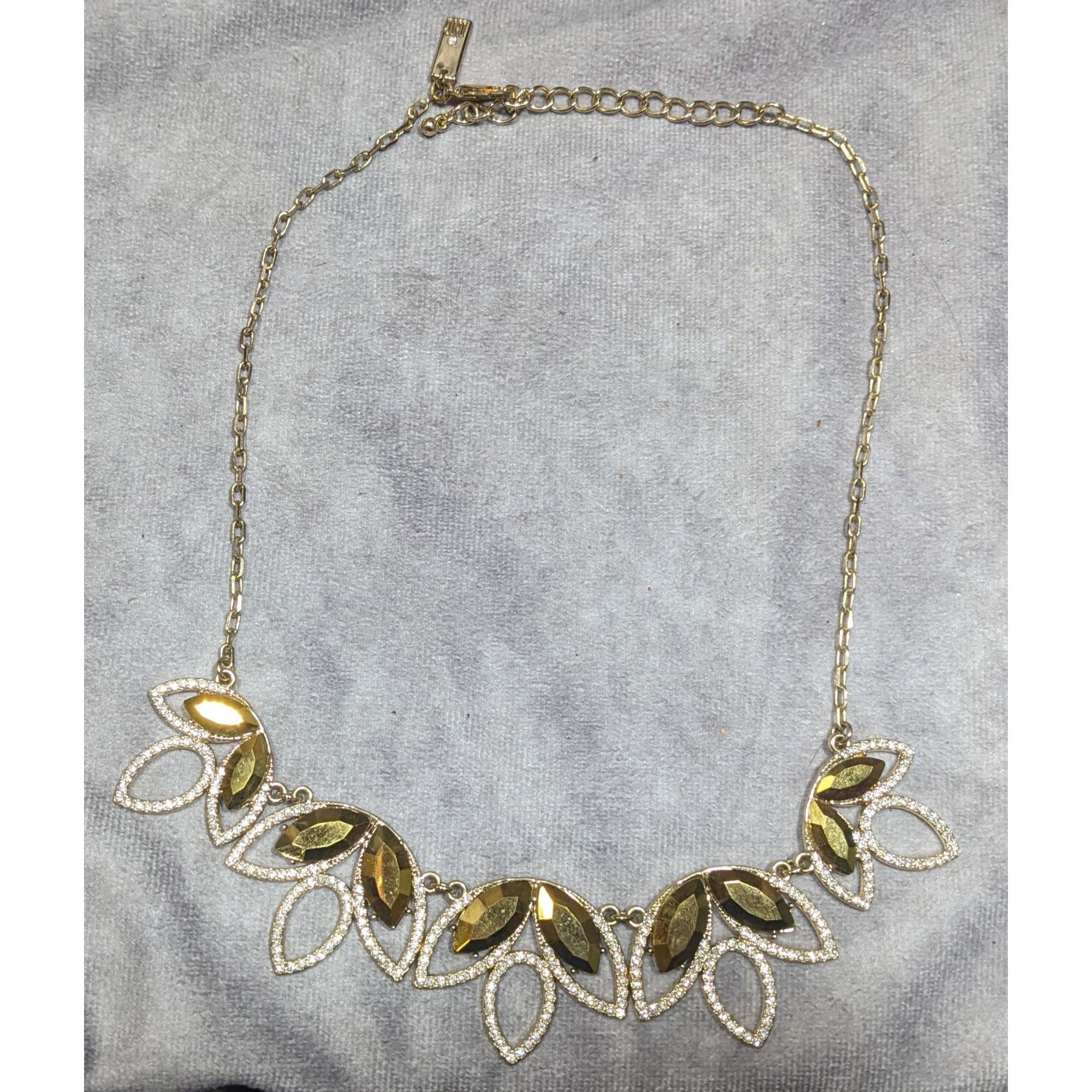 Other INC Floral Glam Gold Tone Statement Necklace Size ONE SIZE - 6 Thumbnail