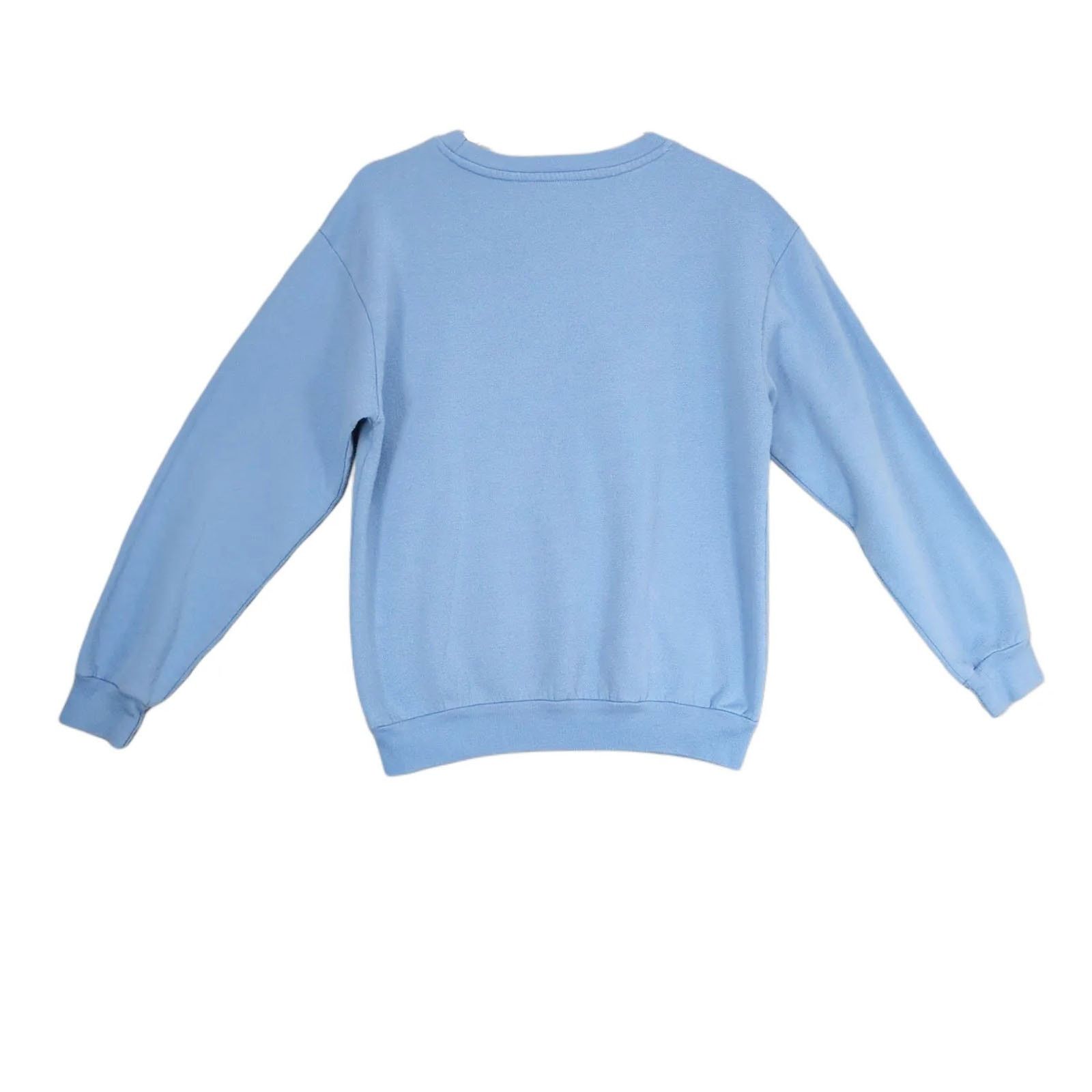 Disney Disney Lilo & Stitch Ohana Blue Pullover Graphic Sweatshirt Size L / US 10 / IT 46 - 2 Thumbnail