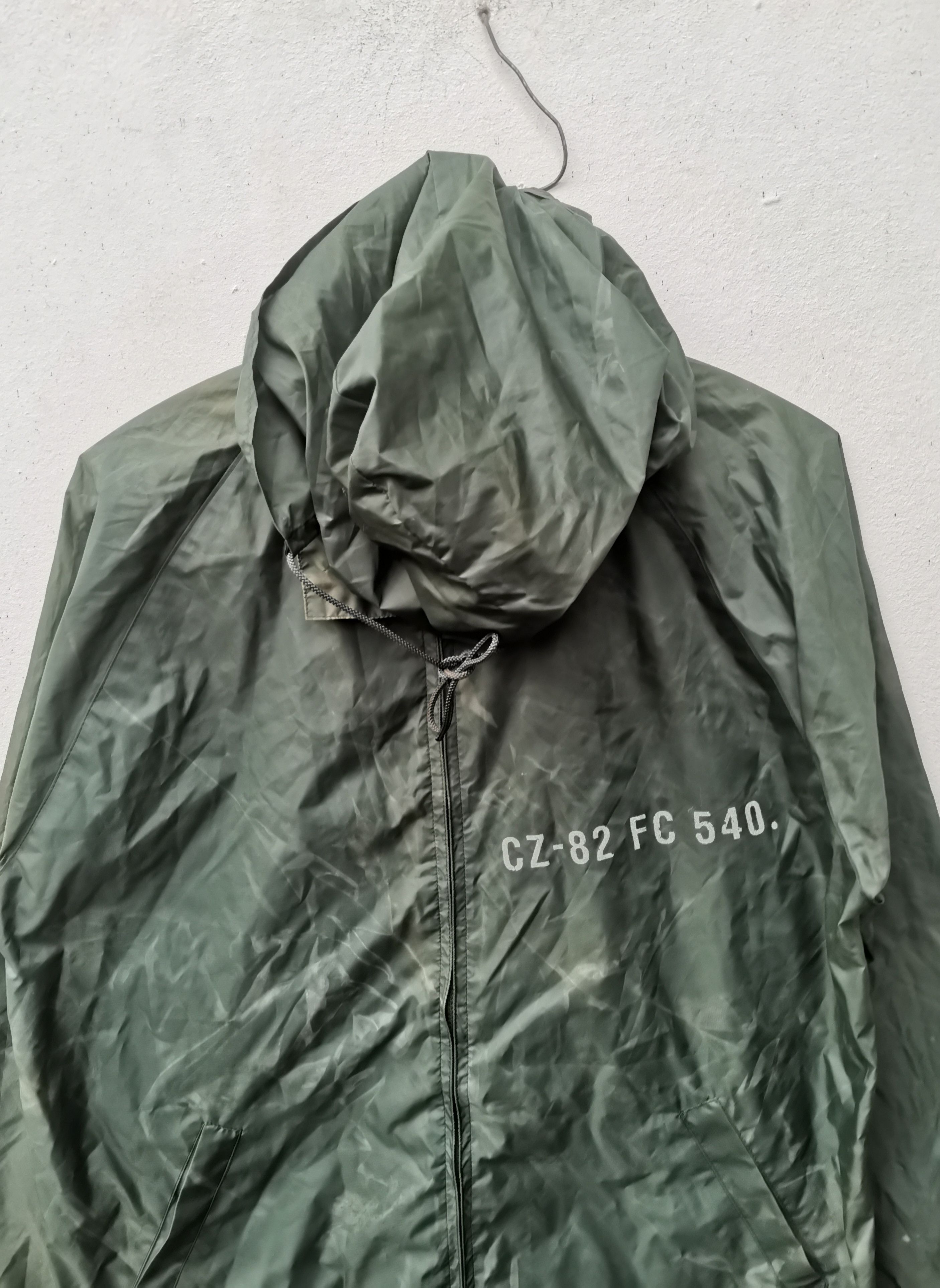 CABANE de ZUCCa Rare Distressed Cabane De Zucca raincoat Size US L / EU 52-54 / 3 - 2 Thumbnail