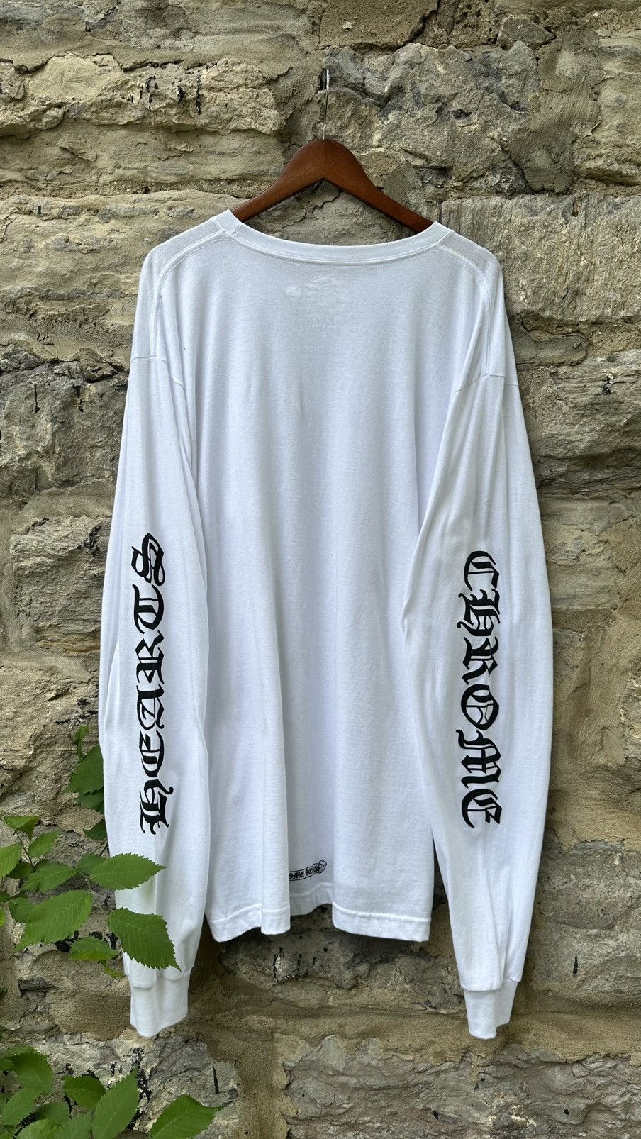 Chrome Hearts Chrome Heart Neck Logo Longsleeve Spell Out Size US XXL / EU 58 / 5 - 6 Thumbnail