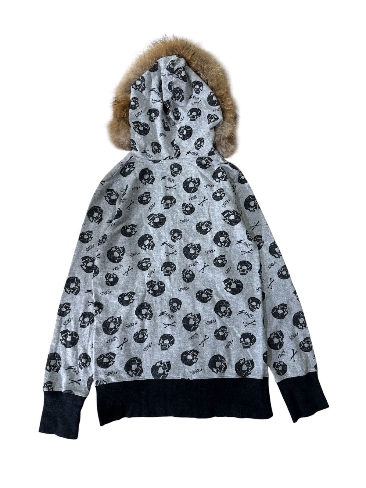 Japanese Brand FUR HOODIE BY SORRIDERE SPARKS LIKE LGB STYLE Size US S / EU 44-46 / 1 - 4 Thumbnail
