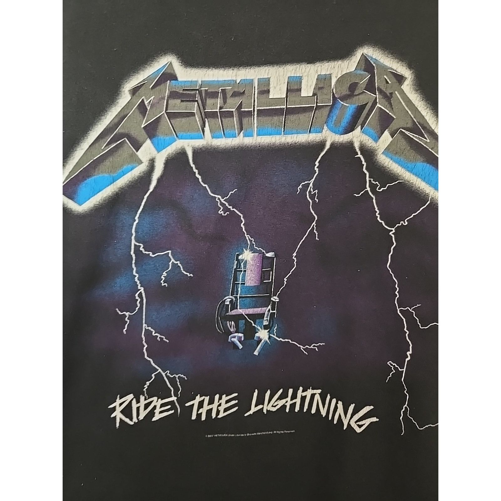 AAA Metallica Ride The Lightning 2007 Tour Band Size Large Size US L / EU 52-54 / 3 - 2 Thumbnail