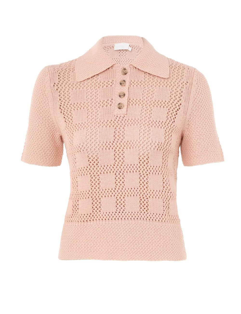 Zimmermann oc11z0525 Polo Shirt in Pink Size M / US 6-8 / IT 42-44 - 1 Thumbnail