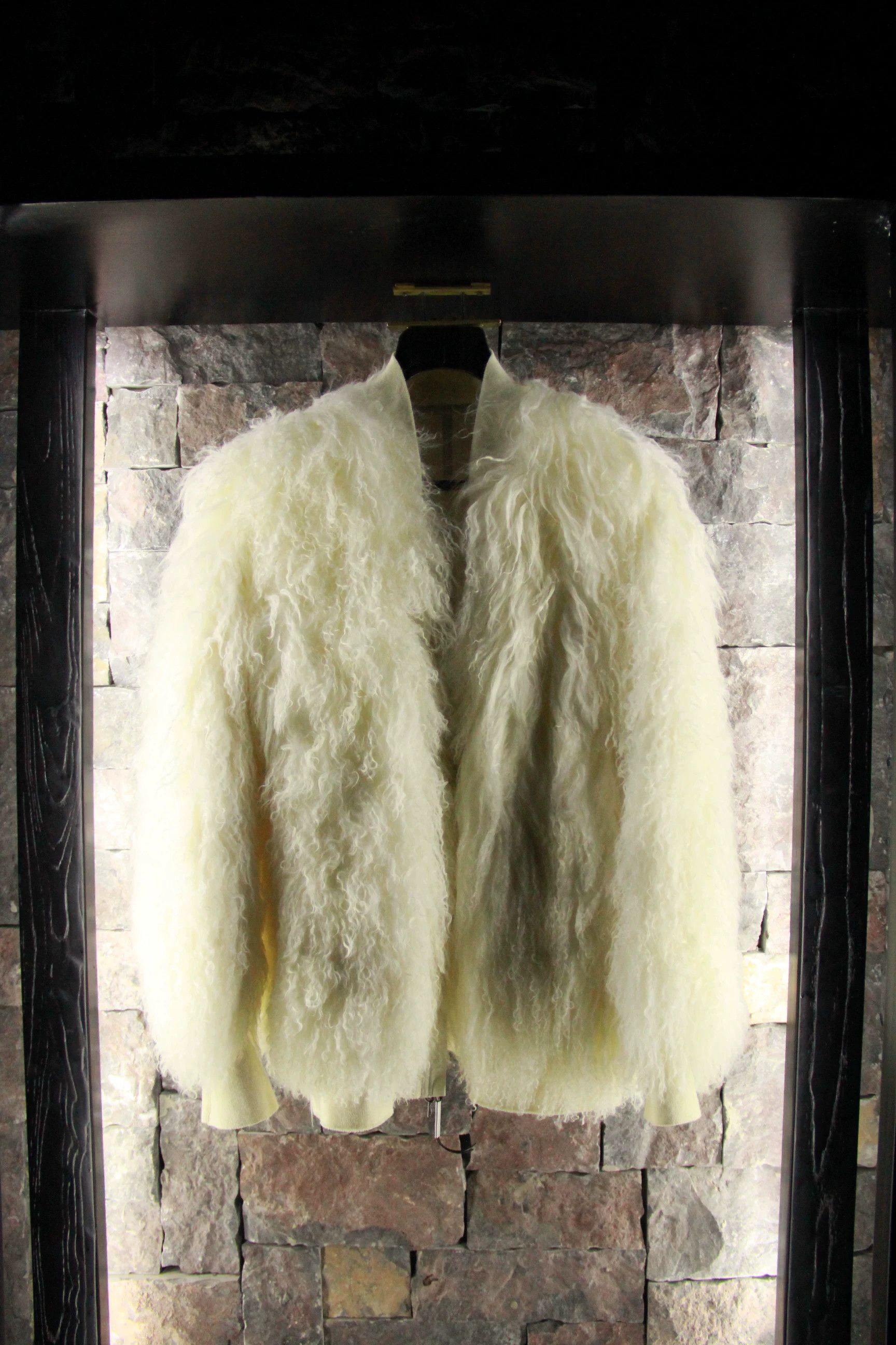 Isaac Sellam Experience Isaac Sellam Experience White Leather Jacket Men m Size US M / EU 48-50 / 2 - 1 Thumbnail