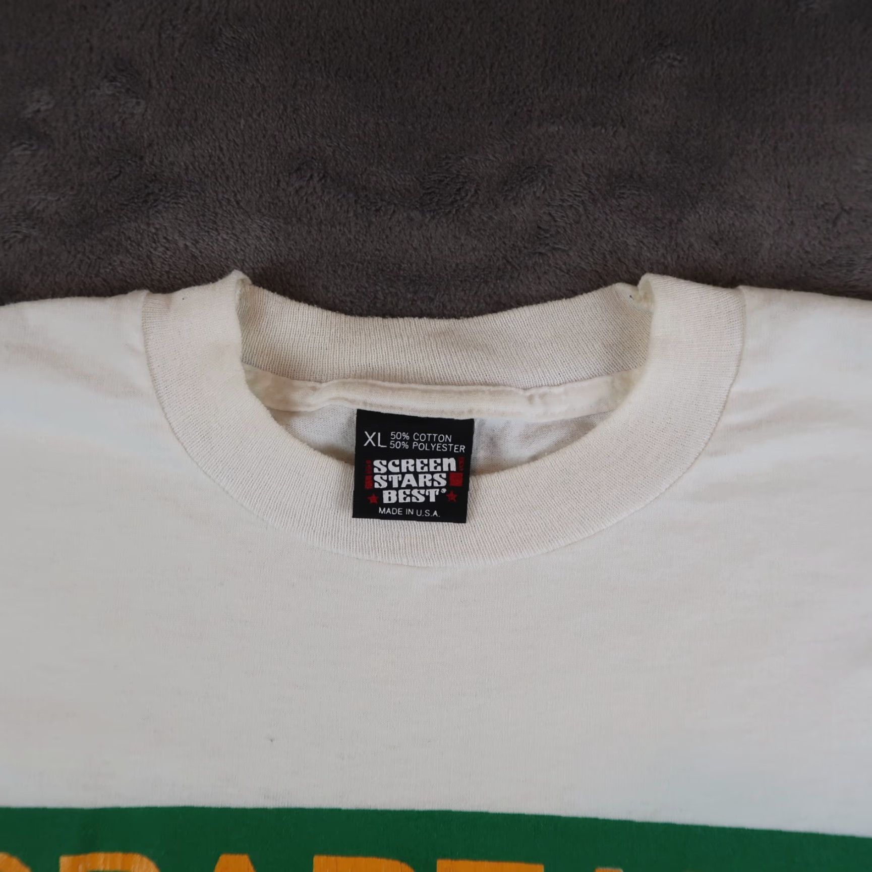 Vintage Vintage 90s Michigan State Spartans We Got Heart Size XL T-Shirt White Made In USA Mens Size US XL / EU 56 / 4 - 4 Thumbnail