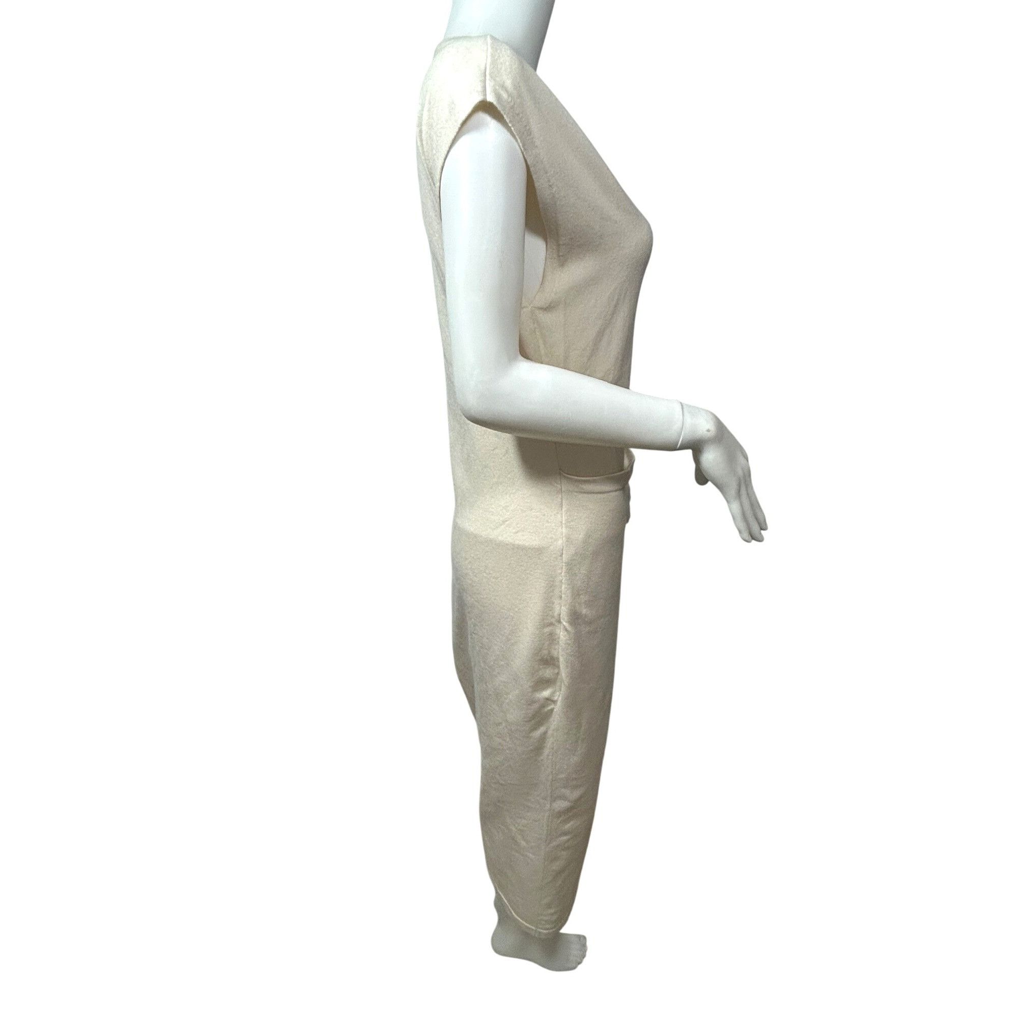 Express Express Wrap Dress M Beige Midi V-Neck Cap Sleeve Pull On St Size M / US 6-8 / IT 42-44 - 6 Thumbnail