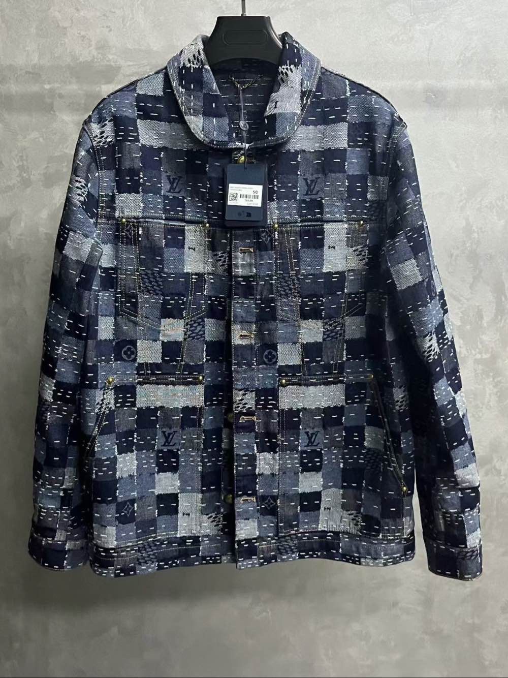 Louis Vuitton Louis Vuitton Craggy Damier Denim Jacket Size 50 Size US M / EU 48-50 / 2 - 1 Thumbnail