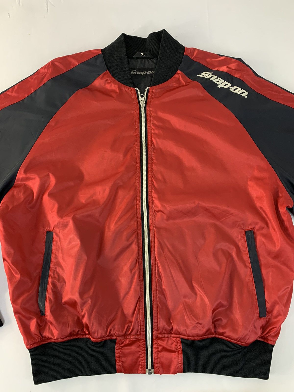 Vintage Hype Snap-On Bomber Quilted Jacket Embroidery Logo Design Size US XL / EU 56 / 4 - 3 Thumbnail