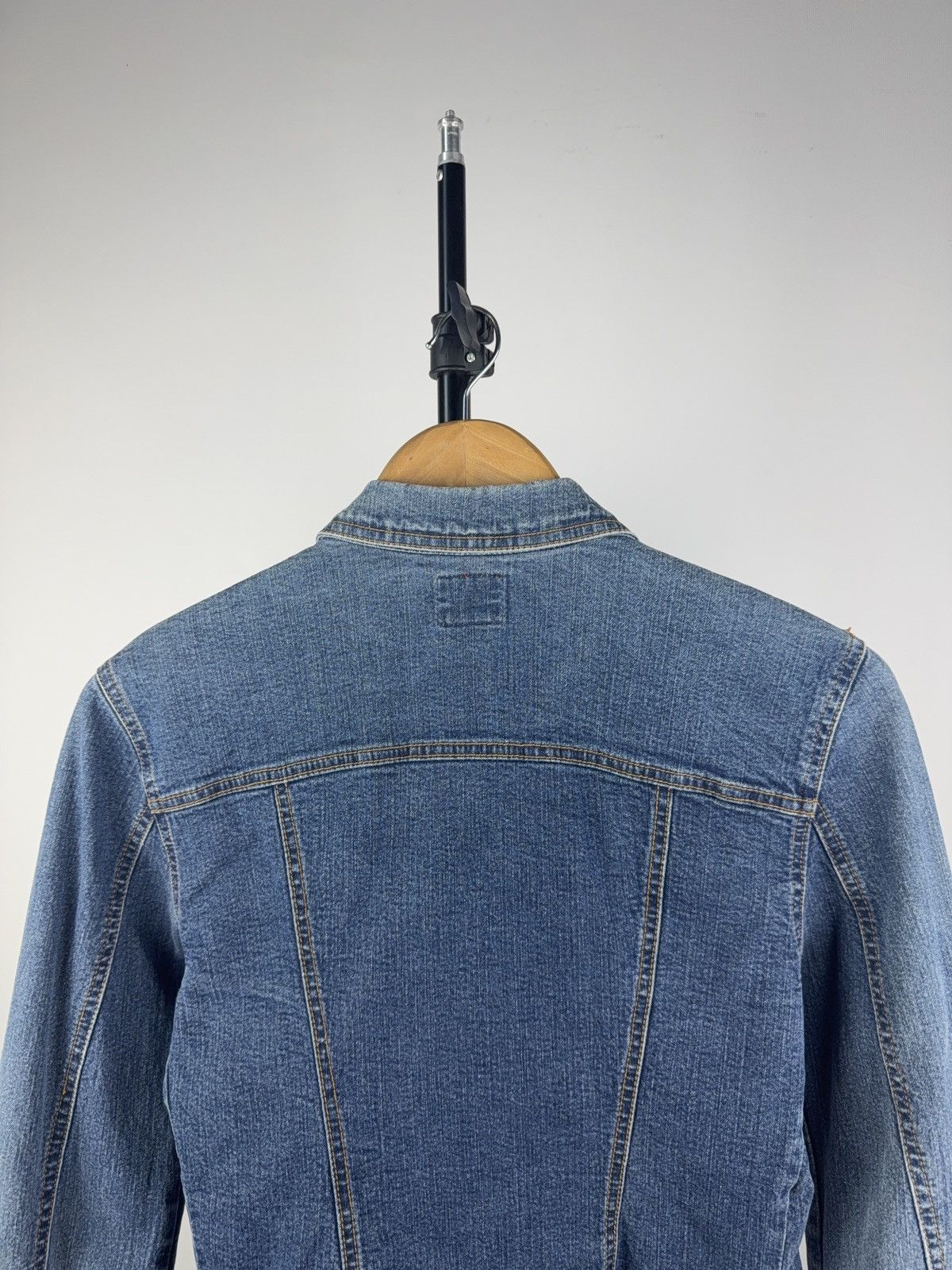 Miss Sixty Rare Vintage Y2K Miss Sixty Faded Denim Jacket Retro 90s Size S / US 4 / IT 40 - 7 Thumbnail