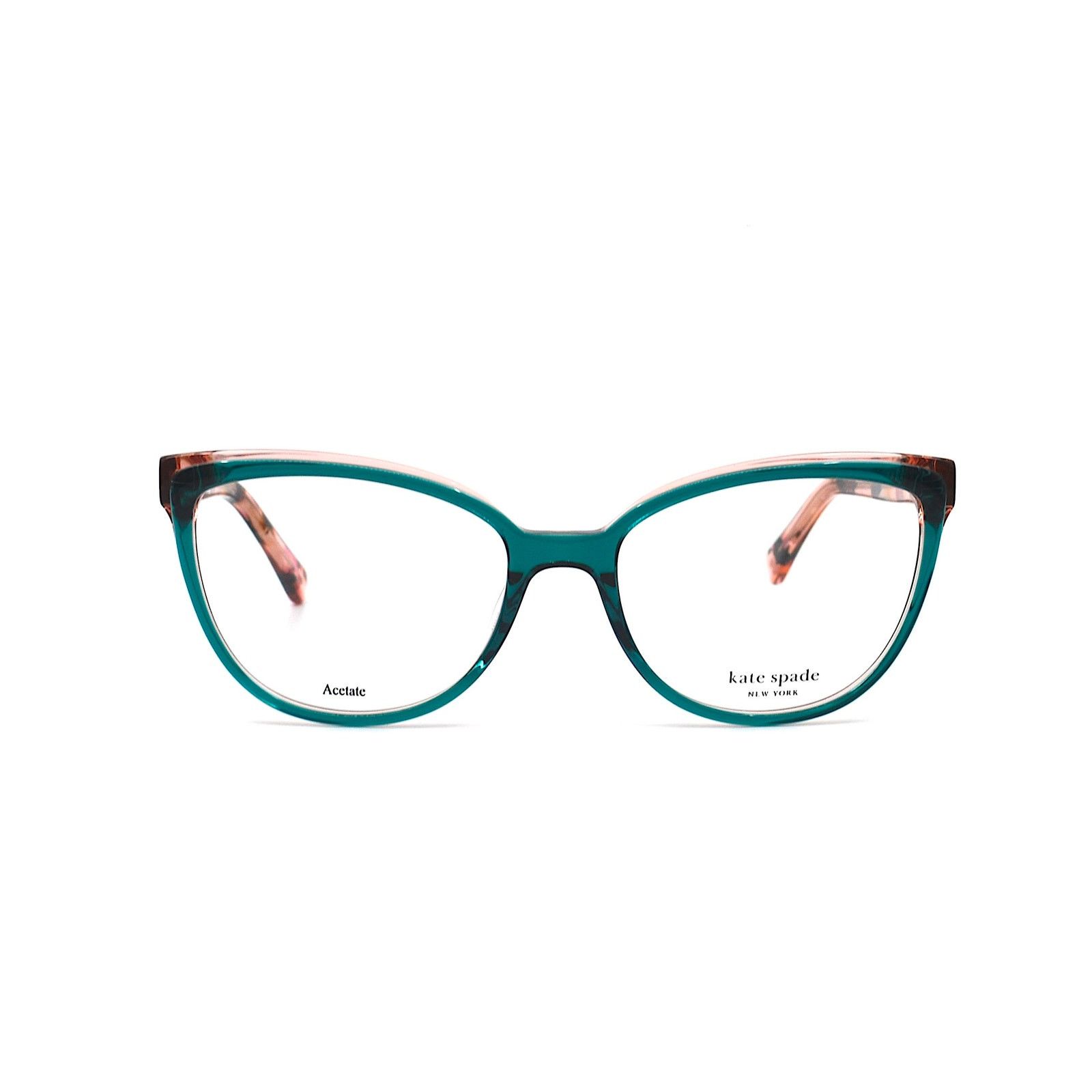 Kate Spade NEW KATE SPADE LUCINDA/G IWB GREEN PINK EYEGLASSES FRAME Size ONE SIZE - 2 Thumbnail