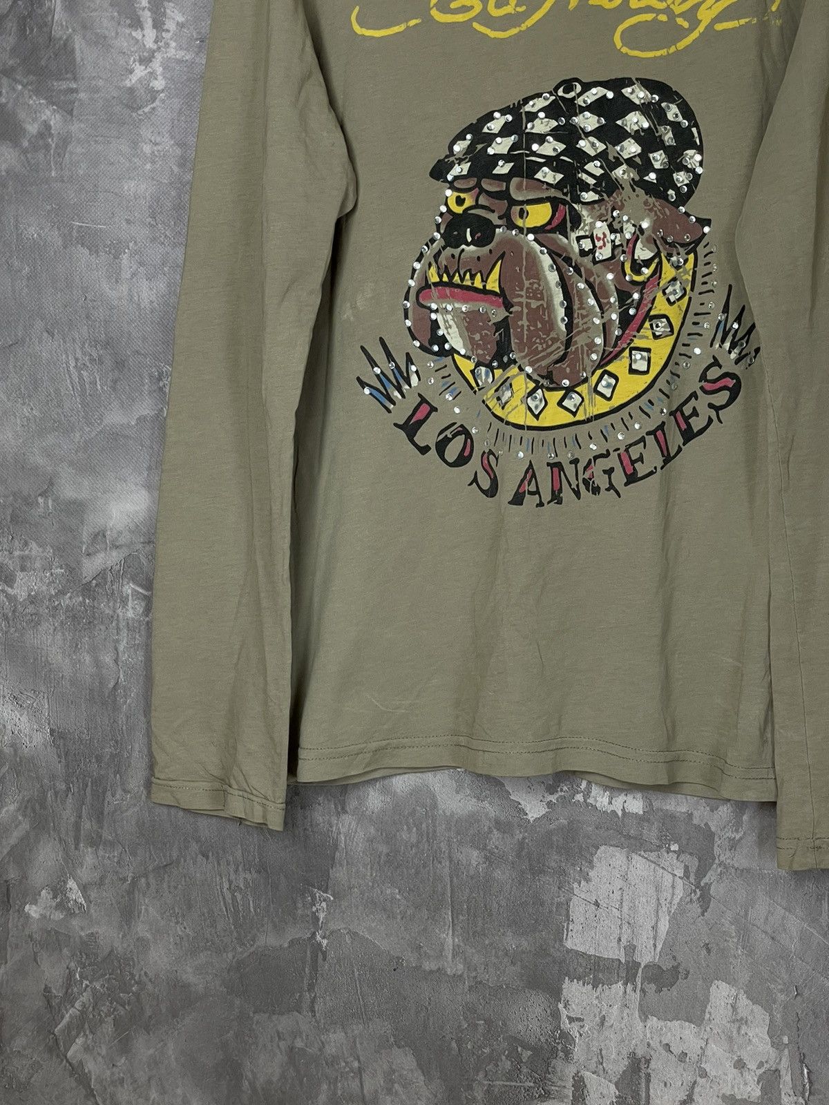 Ed Hardy × Japanese Brand VINTAGE ED HARDY Y2K LONG SLEEVE SHIRT Size L / US 10 / IT 46 - 5 Thumbnail