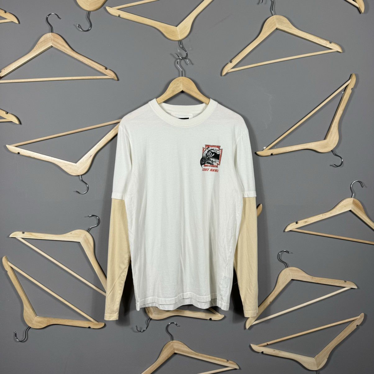 Tony Hawk Tony Hawk White Long Sleeve T-shirt Size US M / EU 48-50 / 2 - 1 Thumbnail