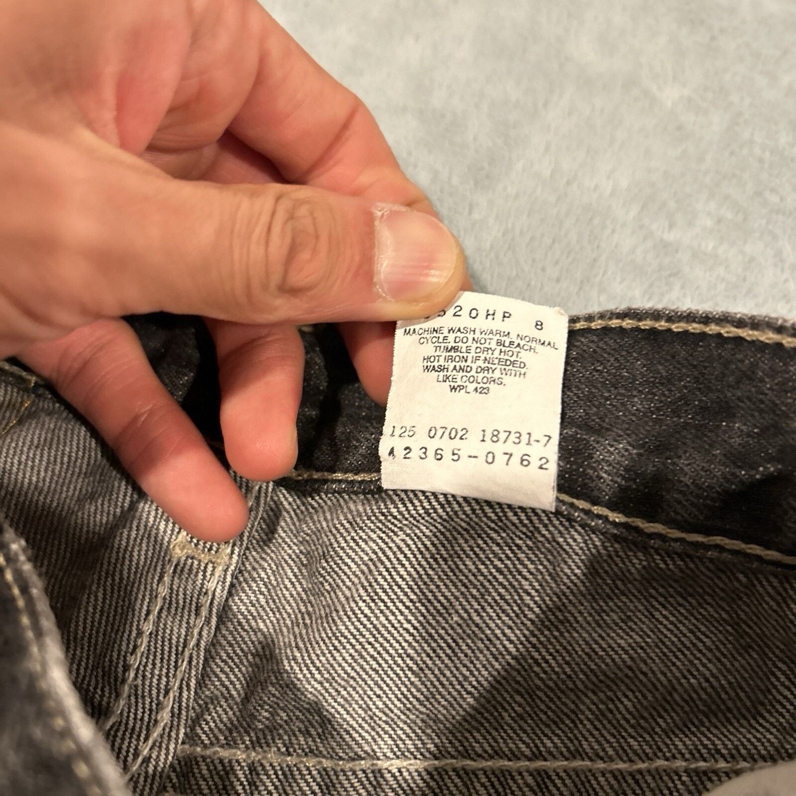 Levi's Levis 569 Baggy Jeans Youth Boys 8 24x22 Baggie Relaxed Size US 26 / EU 42 - 4 Thumbnail