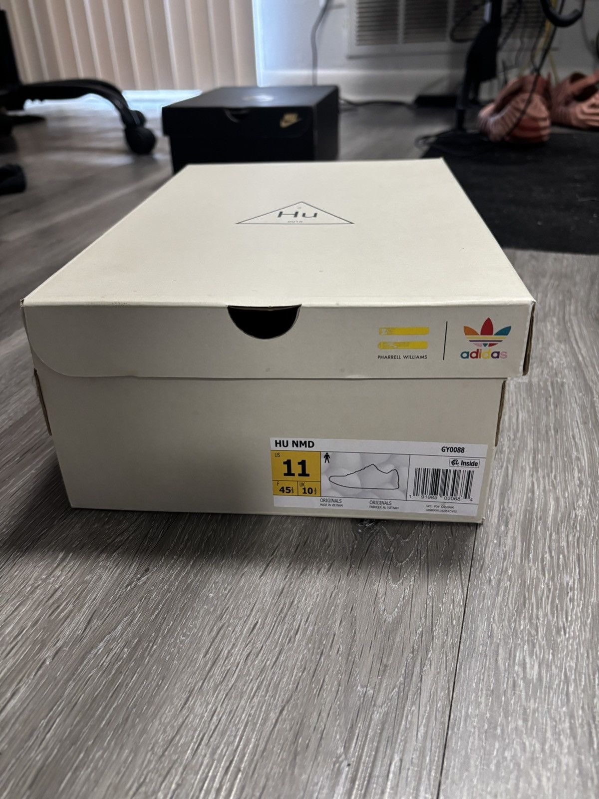 Adidas × Pharrell Pharrell X Adidas NMD Human Race Pink GY0088 Size US 11 / EU 44 - 2 Thumbnail