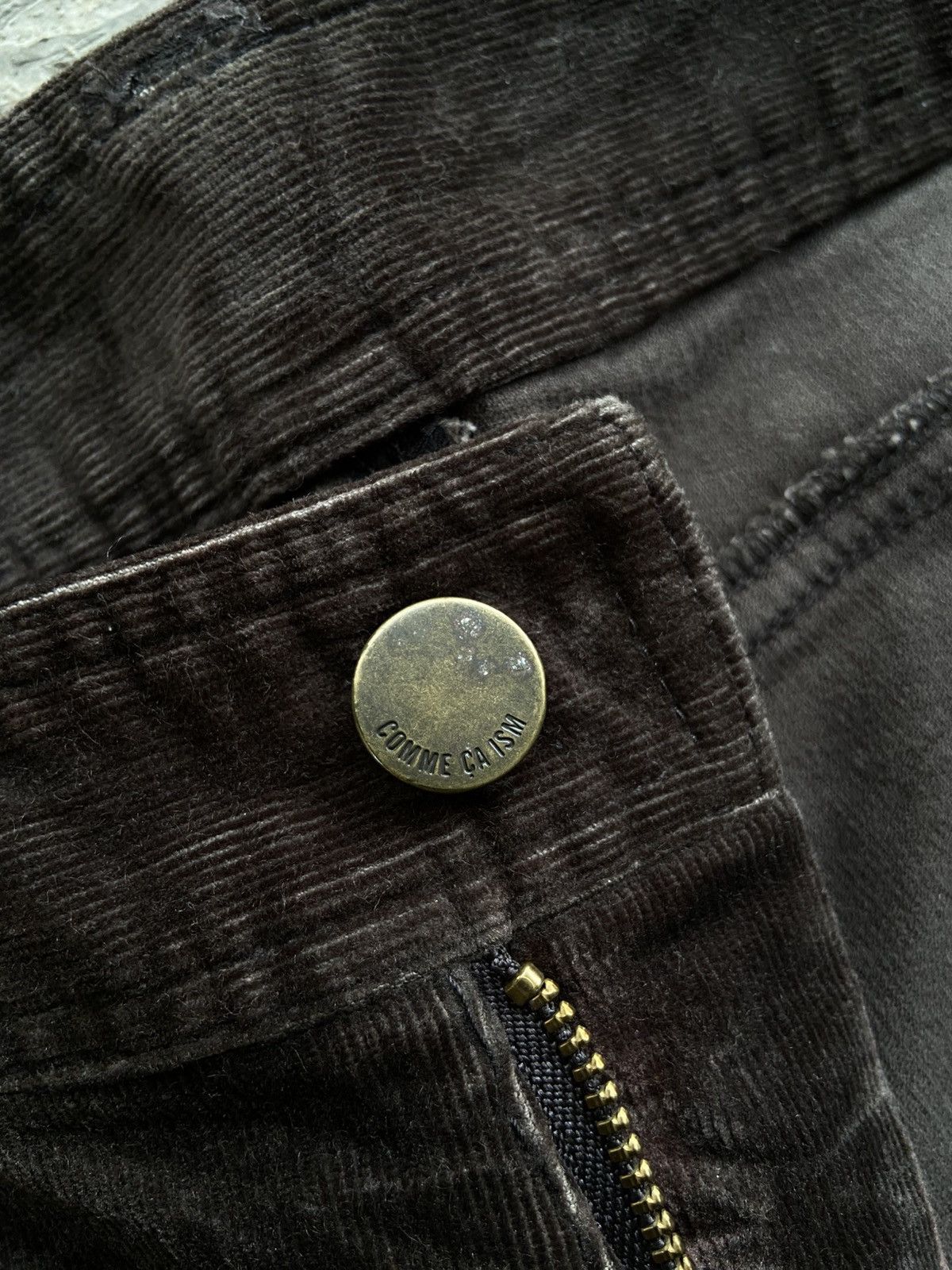 Le Grande Bleu (L.G.B.) 2000s Comme Ca Ism - Apocalypse Style Flare Corduroy Pants Size US 28 / EU 44 - 5 Thumbnail