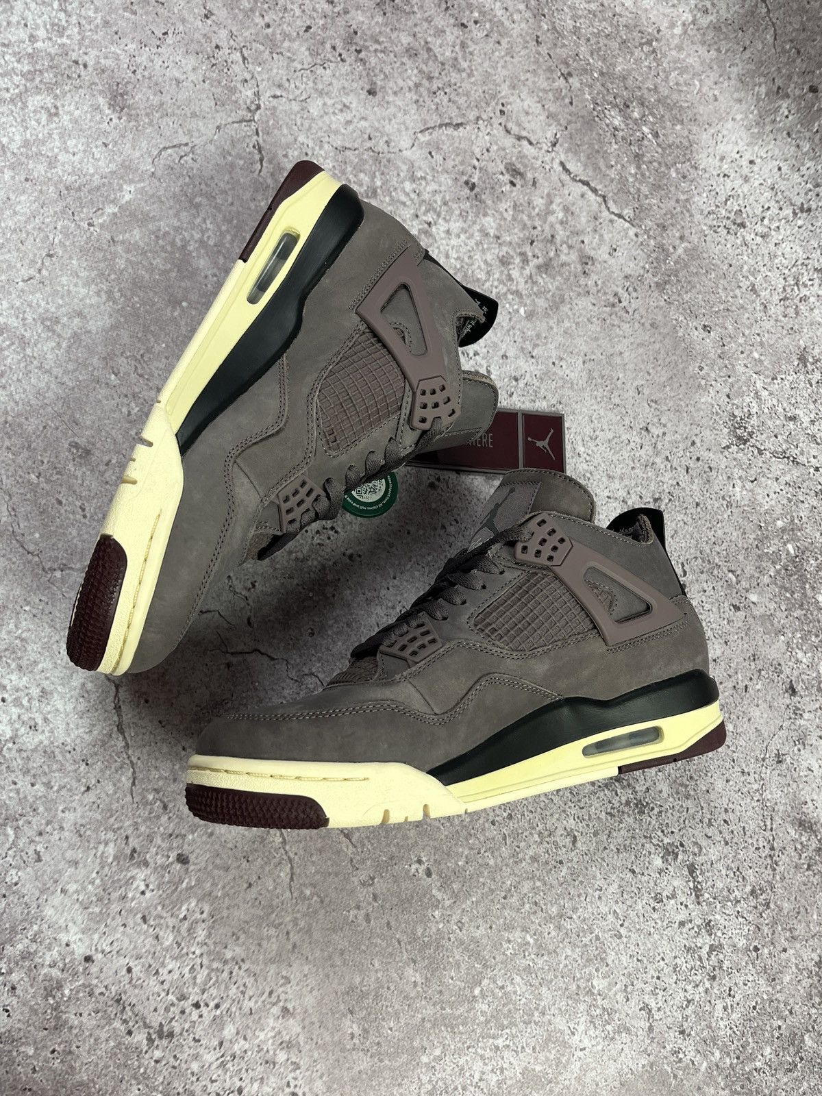 A Ma Maniere × Jordan Brand Nike Air Jordan 4 Retro x A Ma Maniére Violet Ore US9 EU42.5 Size US 9 / EU 42 - 6 Thumbnail