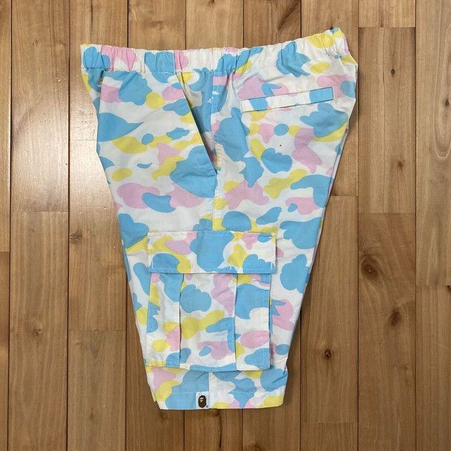 Bape BAPE Multi Camo Nylon Cargo Shorts cotton candy camo ★size M Size US 32 / EU 48 - 4 Thumbnail