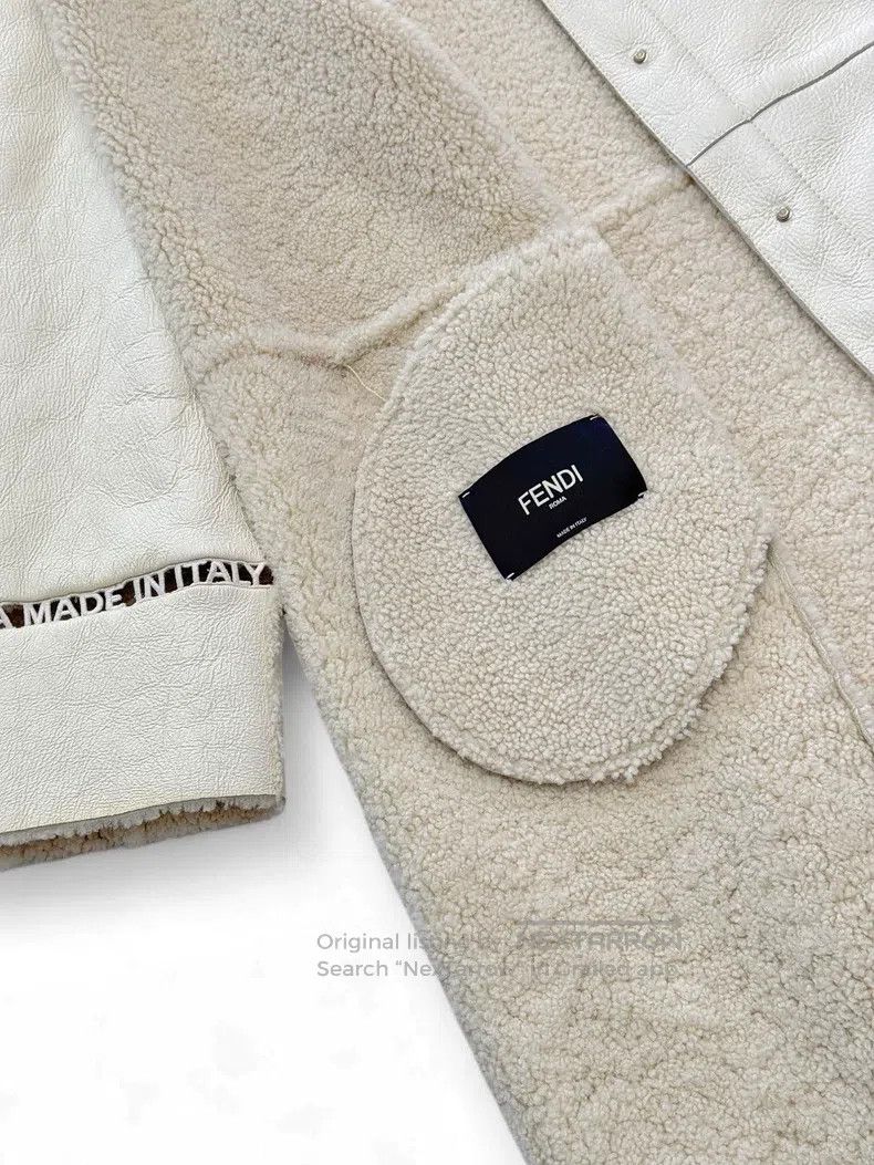 Fendi Fendi Show model fur and leather integrated long coat Size XS / US 0-2 / IT 36-38 - 5 Thumbnail