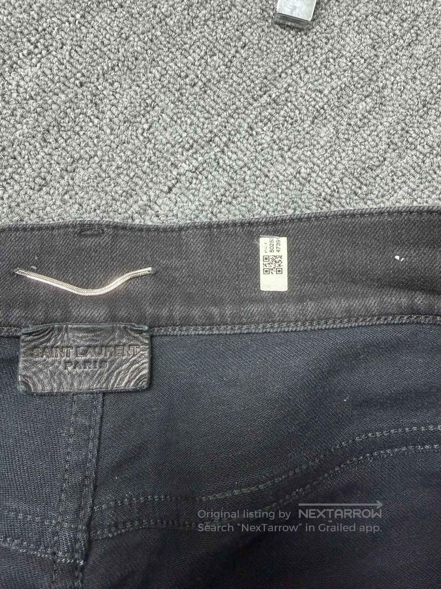 Saint Laurent Paris Saint Laurent Black Denim Jeans. Size US 32 / EU 48 - 5 Thumbnail