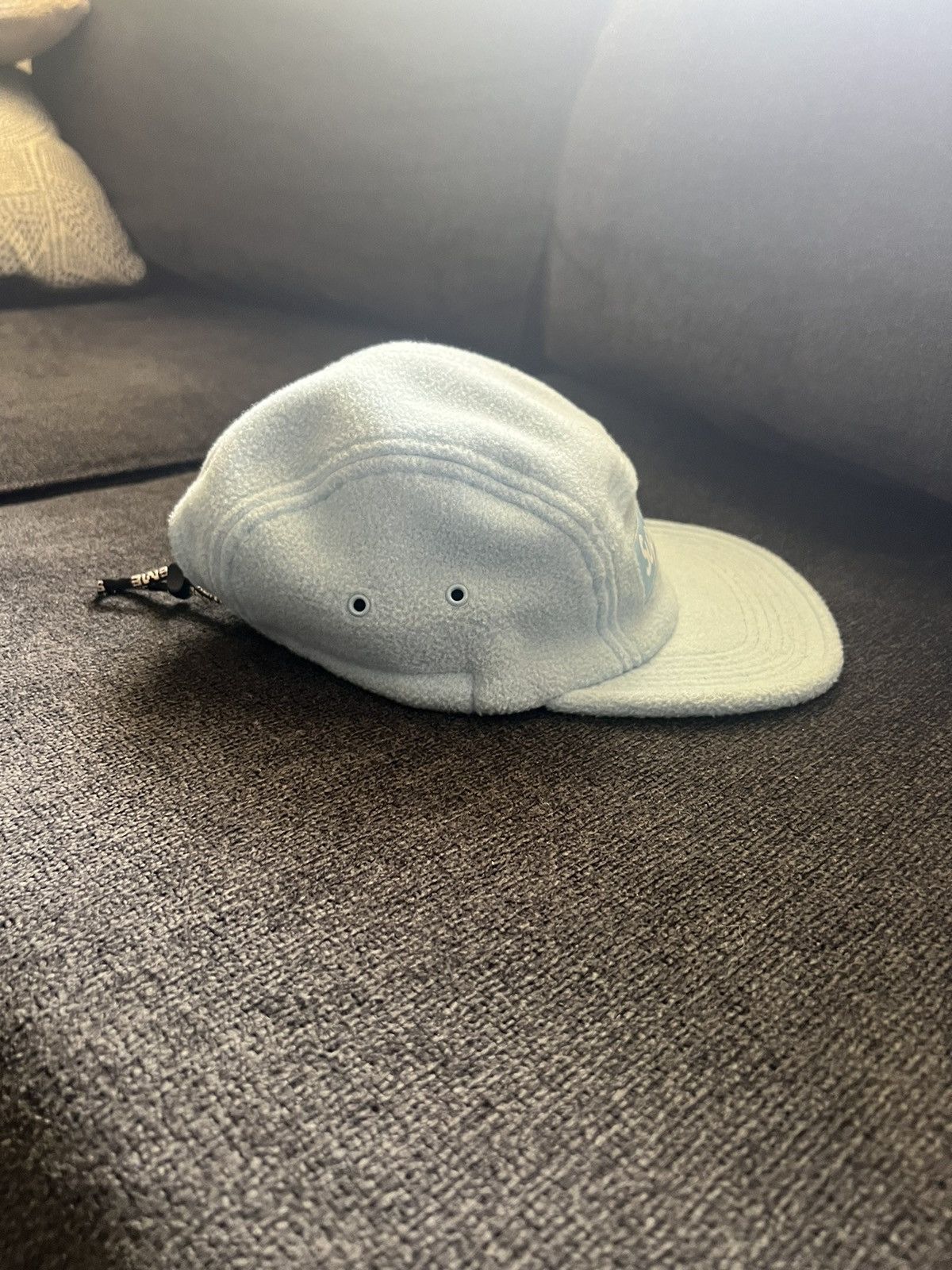 Supreme Supreme Sky Blue Fleece 5 Panel Hat Size ONE SIZE - 3 Thumbnail