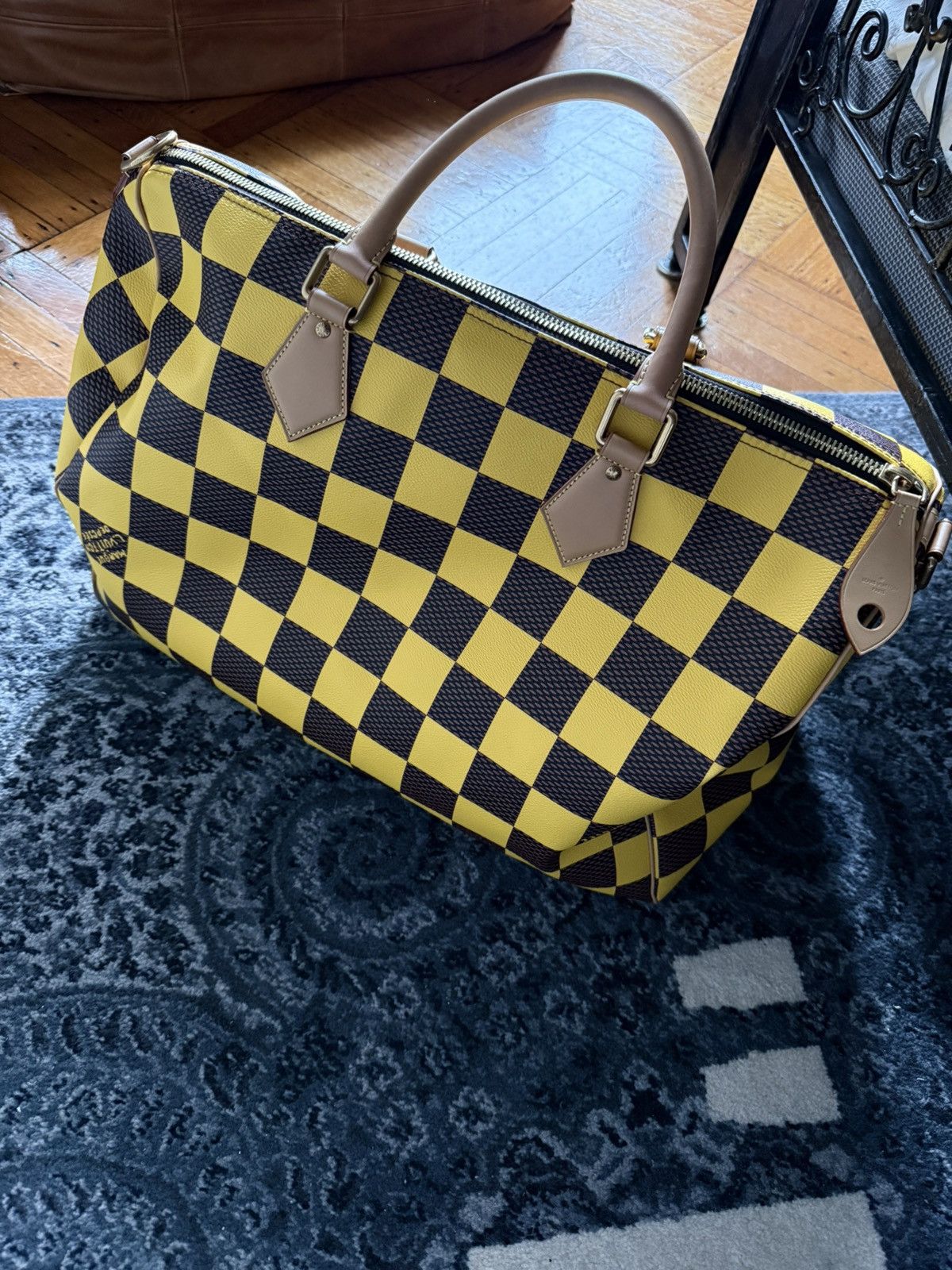 Louis Vuitton Louis Vuitton Pharrell Speedy 50 Bandoulière Damier Yellow Size ONE SIZE - 1 Thumbnail