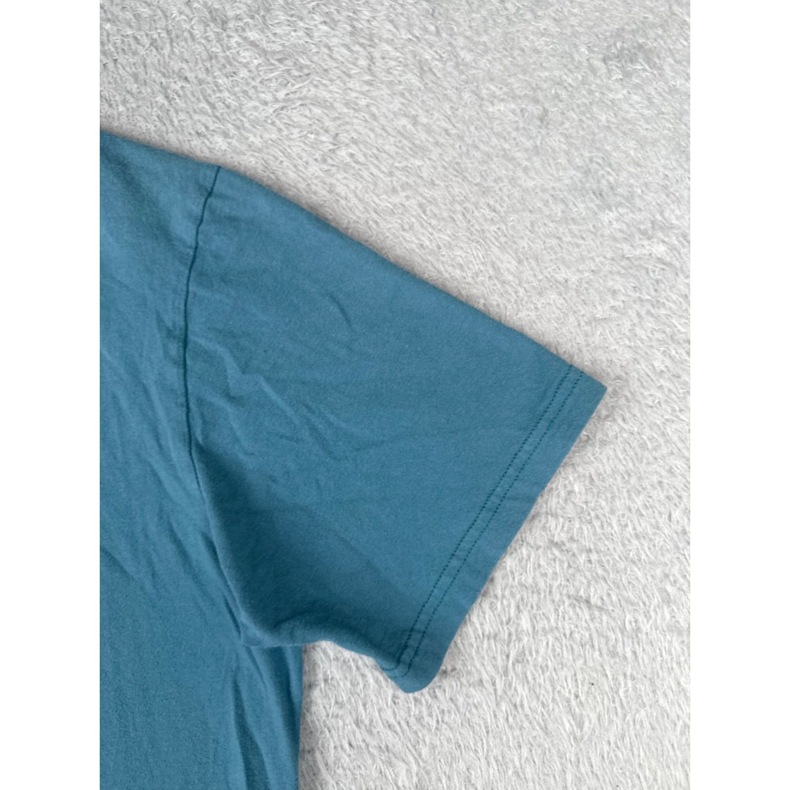The North Face The North Face Shirt Men Large Blue Short Sleeve Crew Neck 100% Cotton Knit READ Size US L / EU 52-54 / 3 - 2 Thumbnail