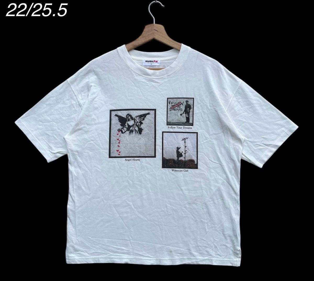 Vintage RARE🔥 Follow Your Dreams Graphic Boxy Tee Size US L / EU 52-54 / 3 - 1 Thumbnail