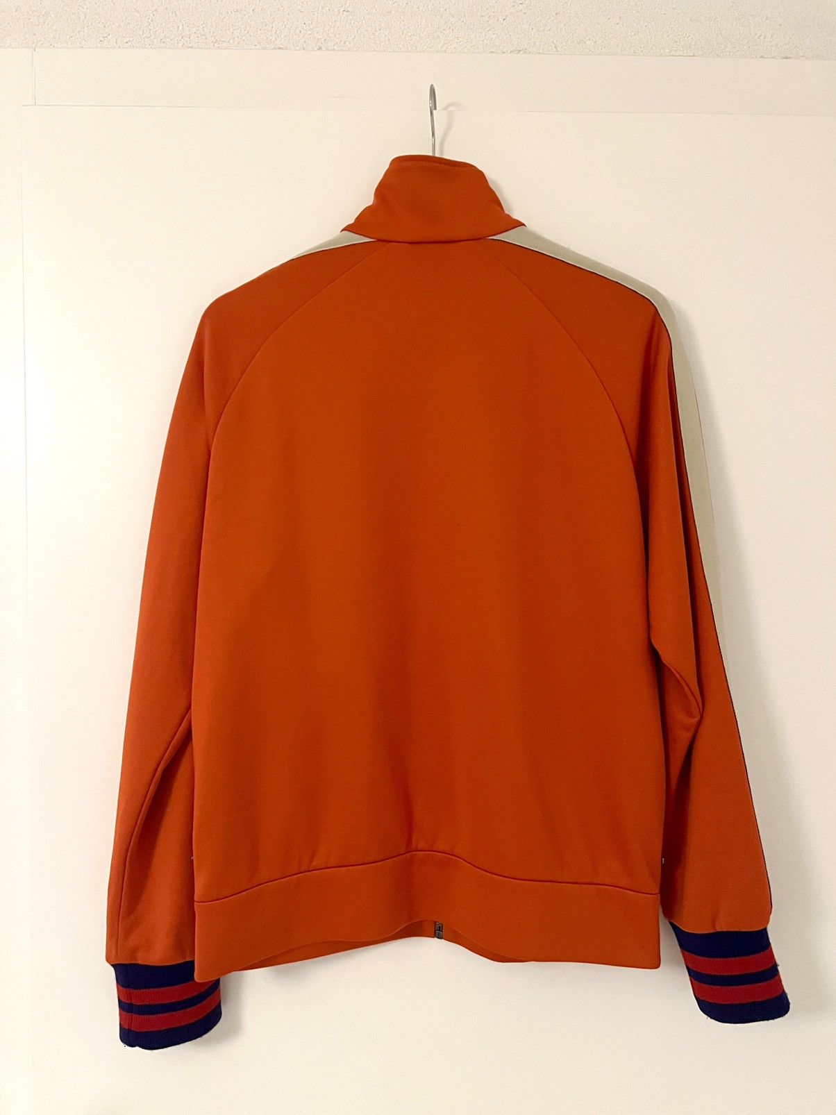 Gucci VERY RARE Orange Gucci Track Jacket With Gucci On Sleeves Size US S / EU 44-46 / 1 - 2 Thumbnail