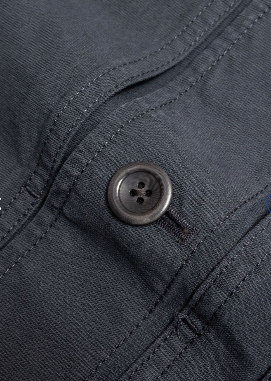 Norse Projects Norse Projects Work Jacket "Kyle" Cotton Linen in Slate Grey Size US M / EU 48-50 / 2 - 3 Thumbnail