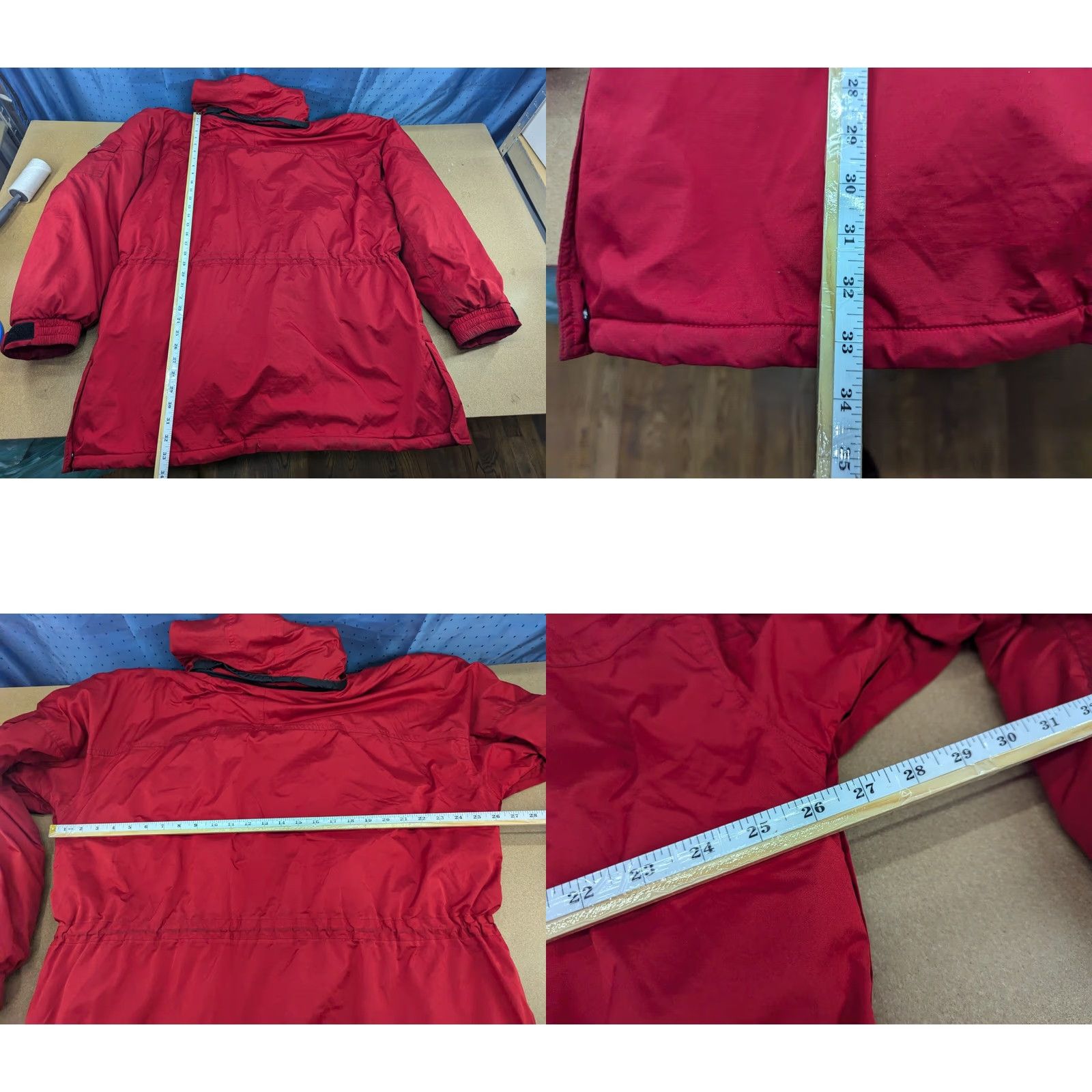 Vintage WELLENSTEYN Parka Jacket Men XL Red Waterproof Hooded Insulated Vintage Long Zip Size US XL / EU 56 / 4 - 9 Thumbnail