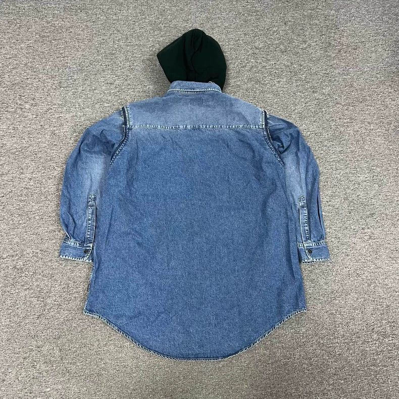 Balenciaga Balenciaga Two-Tone Denim Jacket - dmc Size US M / EU 48-50 / 2 - 1 Thumbnail
