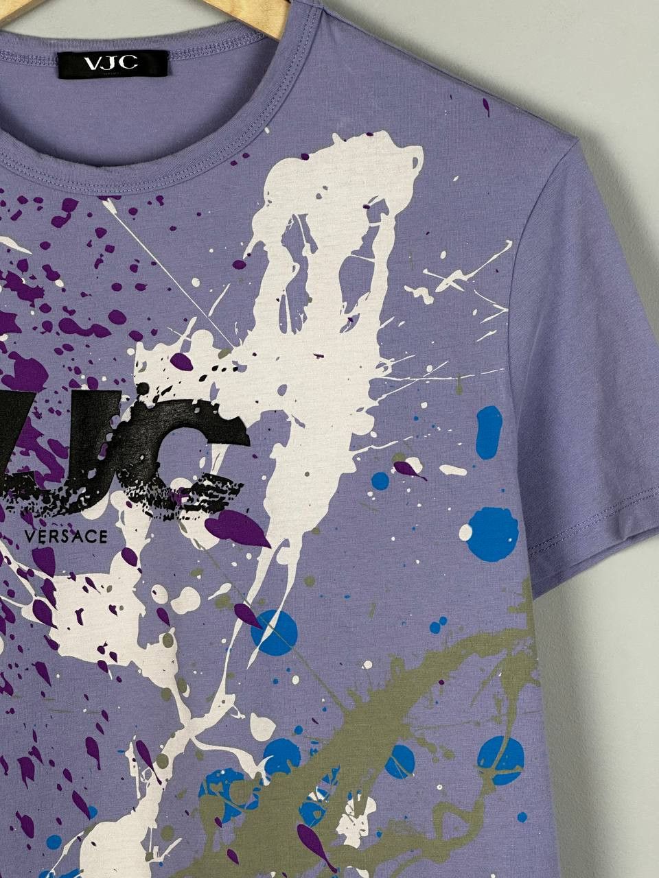 Versace Jeans Couture Versace Jeans Couture Vintage Paint Splatter T Shirt Size L / US 10 / IT 46 - 5 Thumbnail