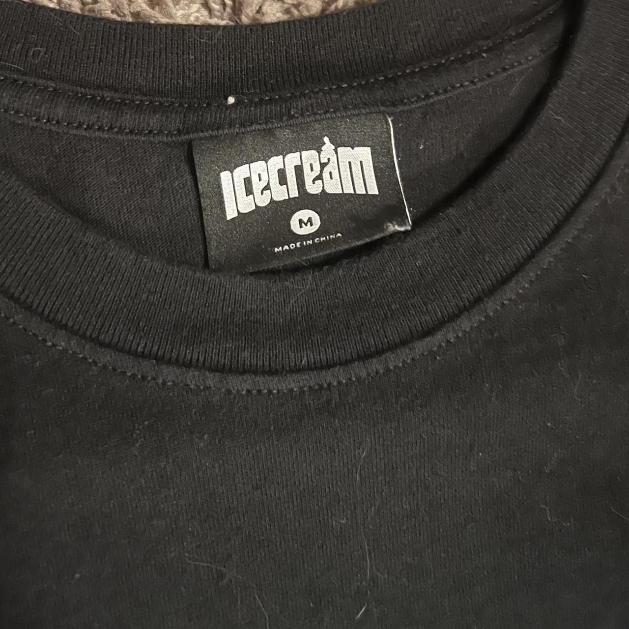 Icecream Black ice cream Tshirt with green running dog Size US M / EU 48-50 / 2 - 3 Thumbnail
