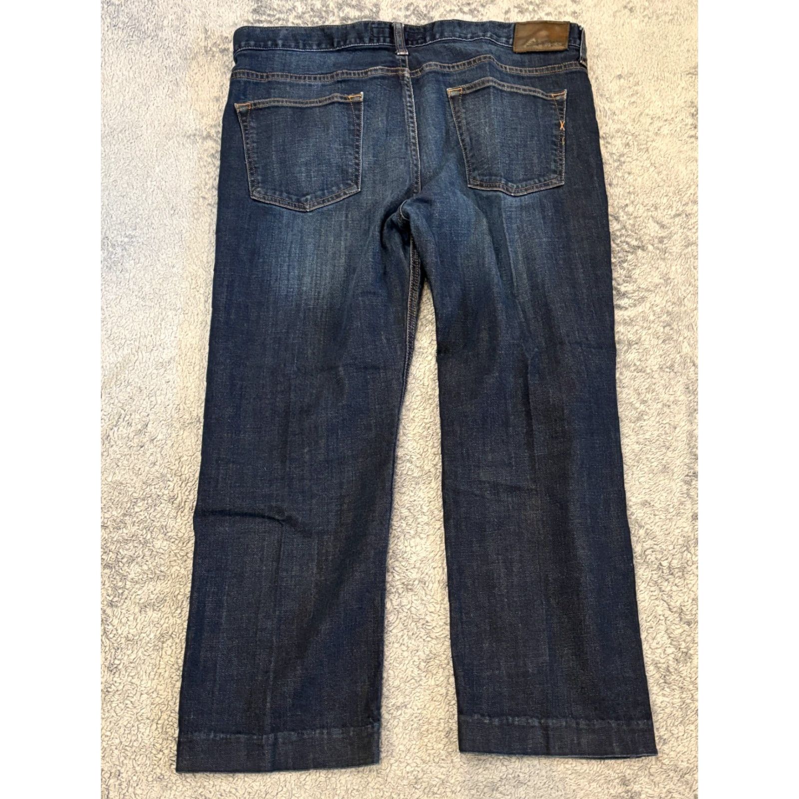 Express Express Jeans Mens 36x30 36x26 Blue Denim Slim Straight Y2K Dark Wash Casual Shirt? Size US 36 / EU 52 - 6 Thumbnail