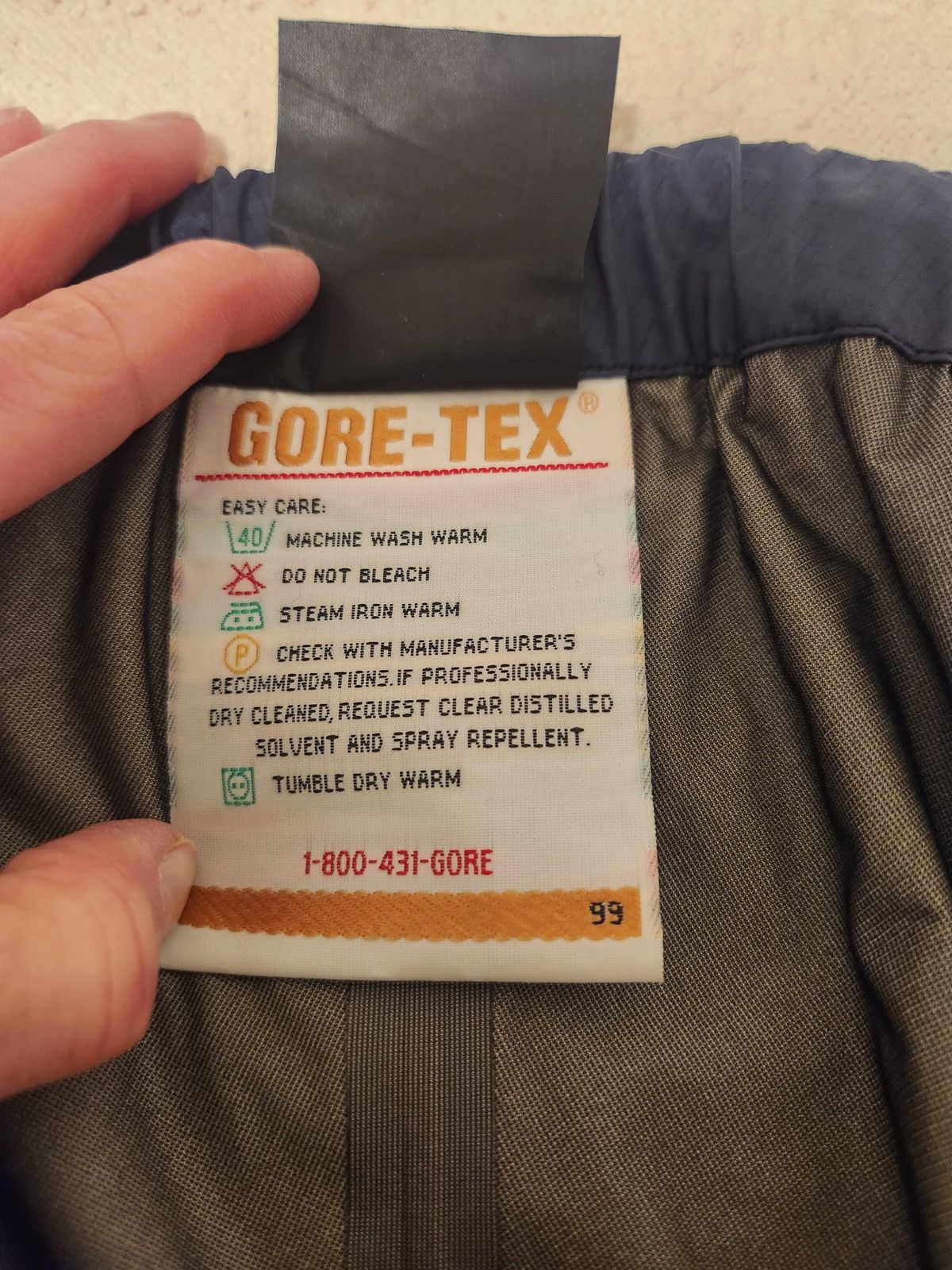 Arc'teryx Arc'teryx Beta Theta GoreTex Pants XL Shadow 1998 Mint Size US 38 / EU 54 - 3 Thumbnail