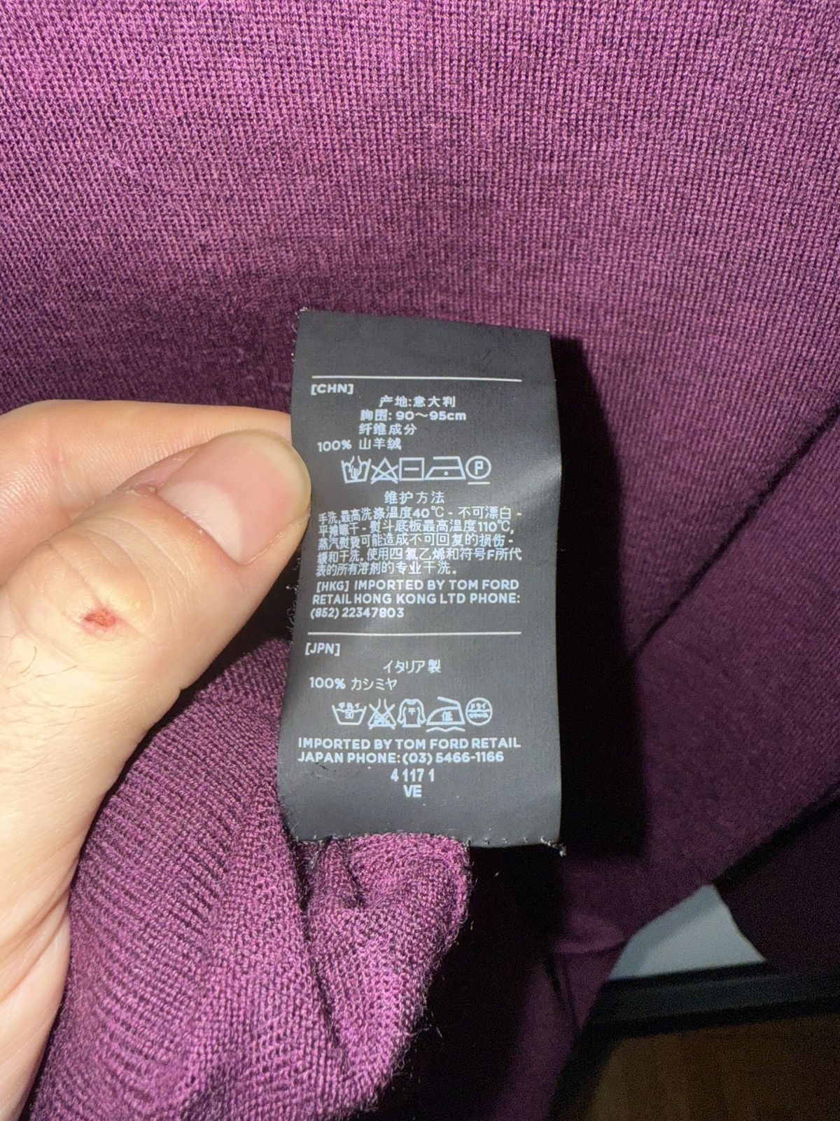 Tom Ford Tom Ford Cashmere Size US S / EU 44-46 / 1 - 8 Thumbnail