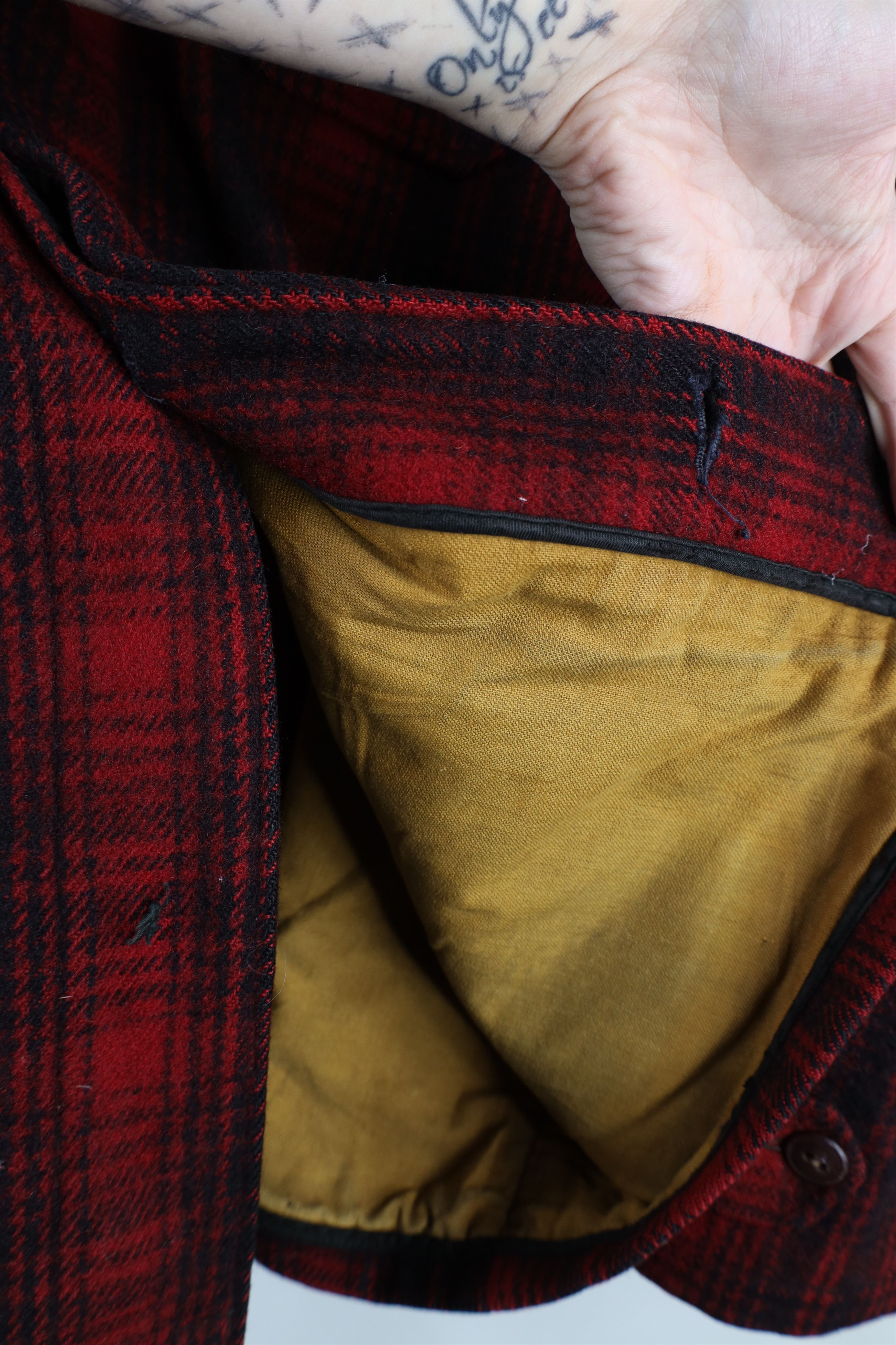 Woolrich Woolen Mills Vintage 50s Woolrich Heavyweight Wool Mackinaw Jacket USA Size US XXL / EU 58 / 5 - 9 Thumbnail
