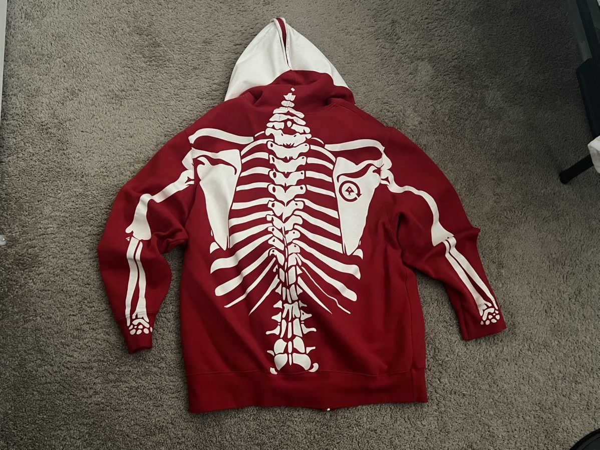 LRG Vintage LRG Dead Serious Skeleton Full Zip Hoodie XL Size US XL / EU 56 / 4 - 9 Thumbnail