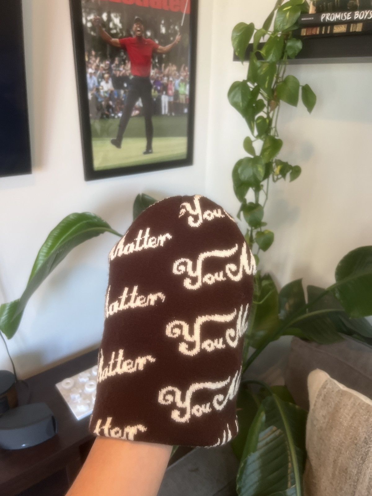 You Matter by Demetrius Harmon Brown you matter all over print beanie Size ONE SIZE - 1 Thumbnail