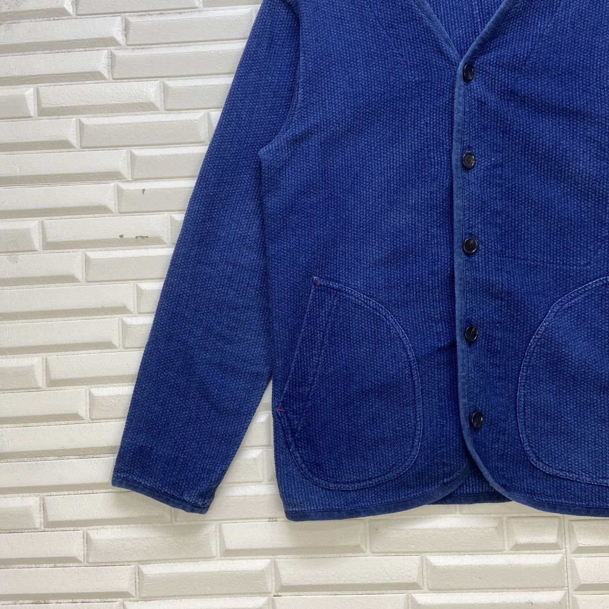 Japanese Brand Japanese Traditonal Gaijin Made Sashiko Kendo Indigo Jacket Size US M / EU 48-50 / 2 - 4 Thumbnail