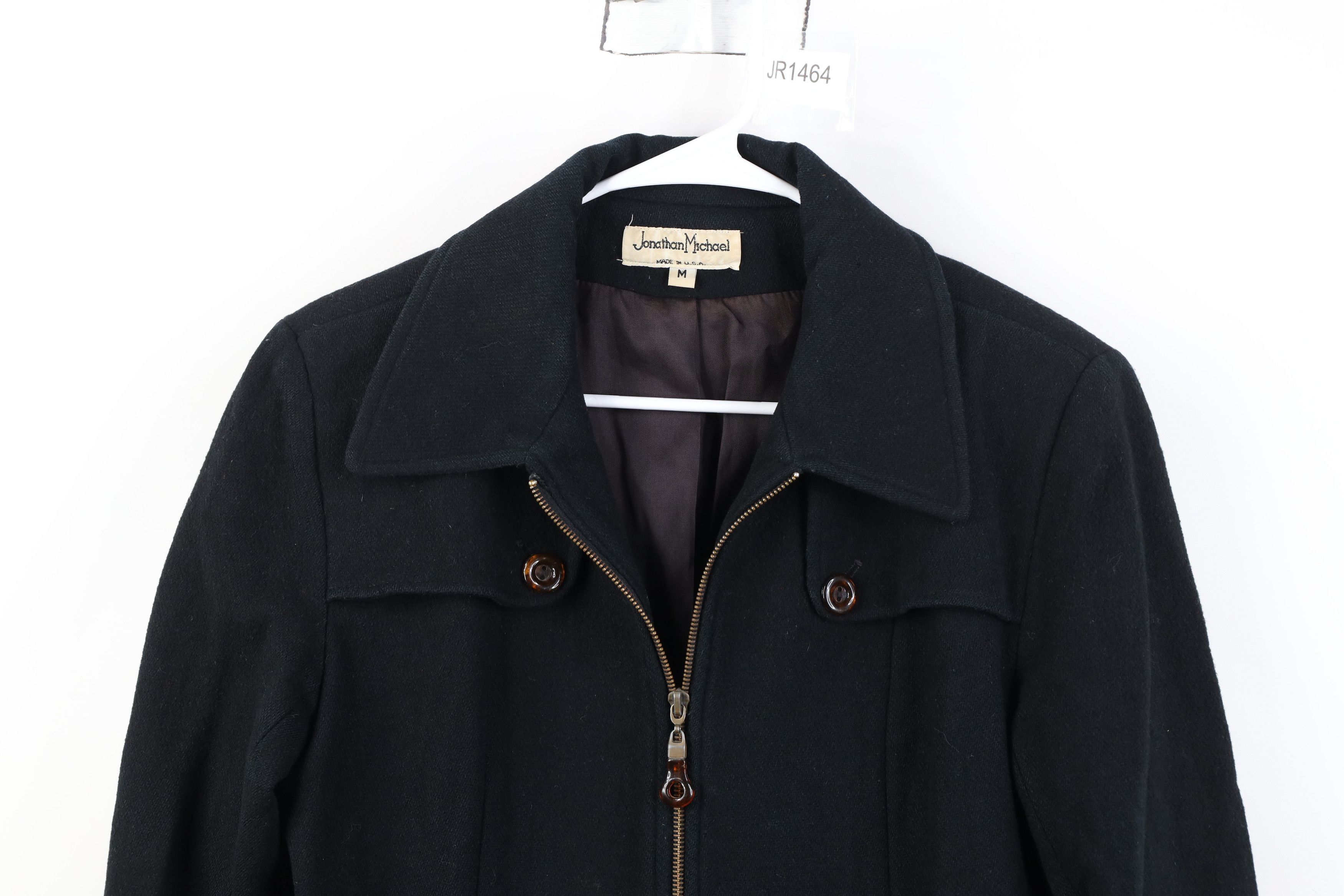 Vintage Vintage 70s Streetwear Wool Full Zip Duster Jacket USA Size M / US 6-8 / IT 42-44 - 2 Thumbnail
